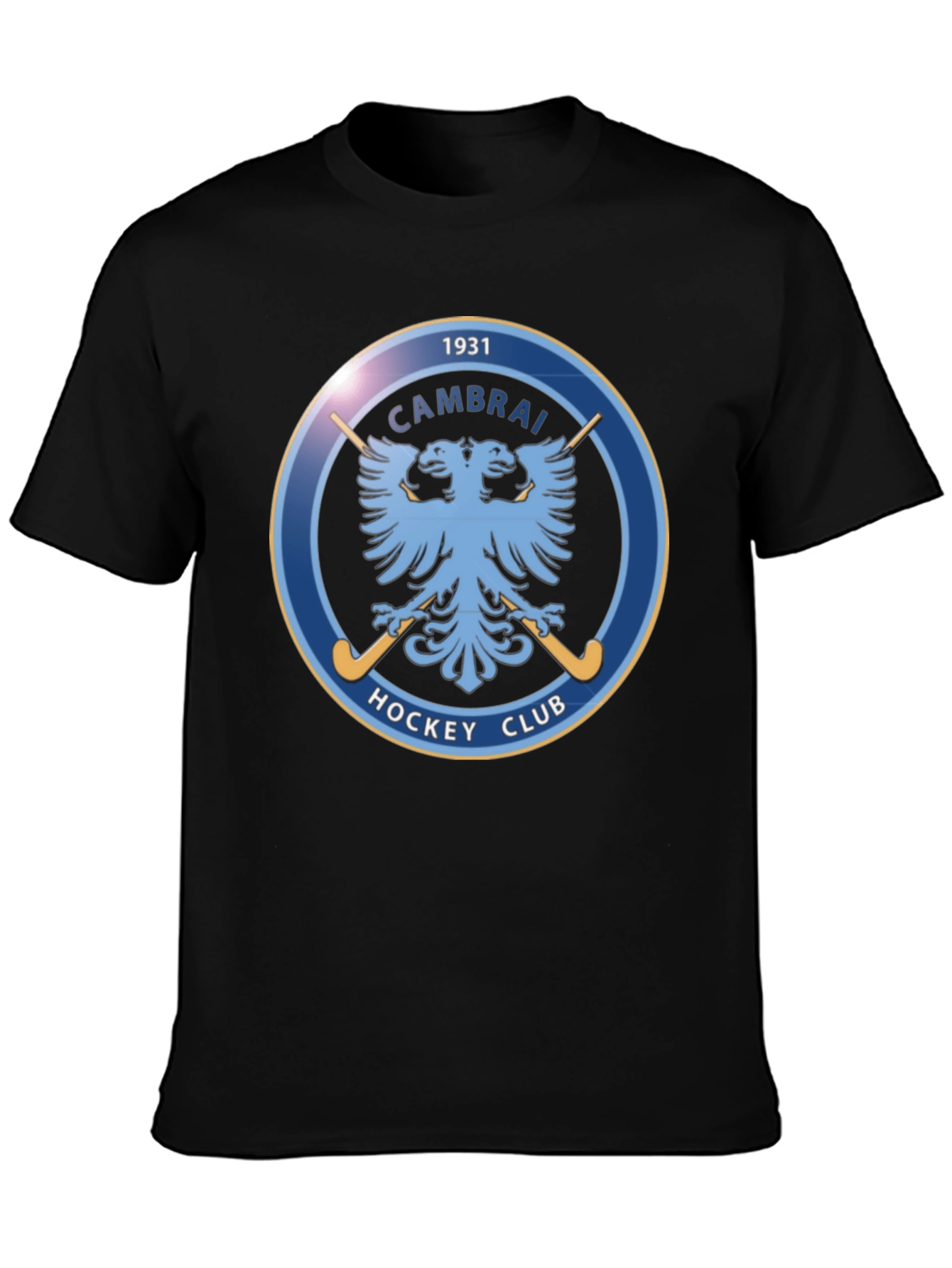Cambrai Hockey Club 1931 Black T-Shirt