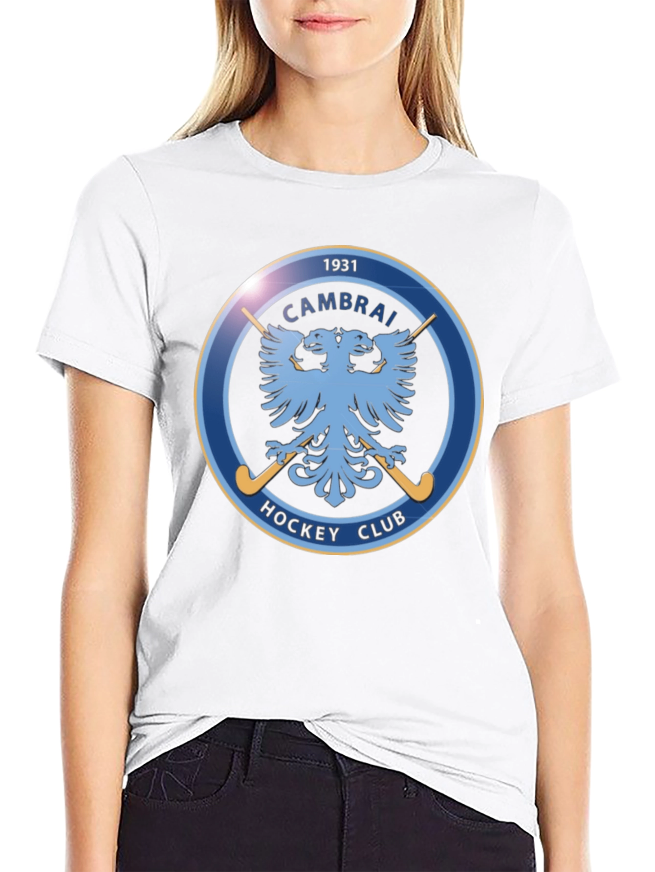 Cambrai Hockey Club 1931 Black T-Shirt