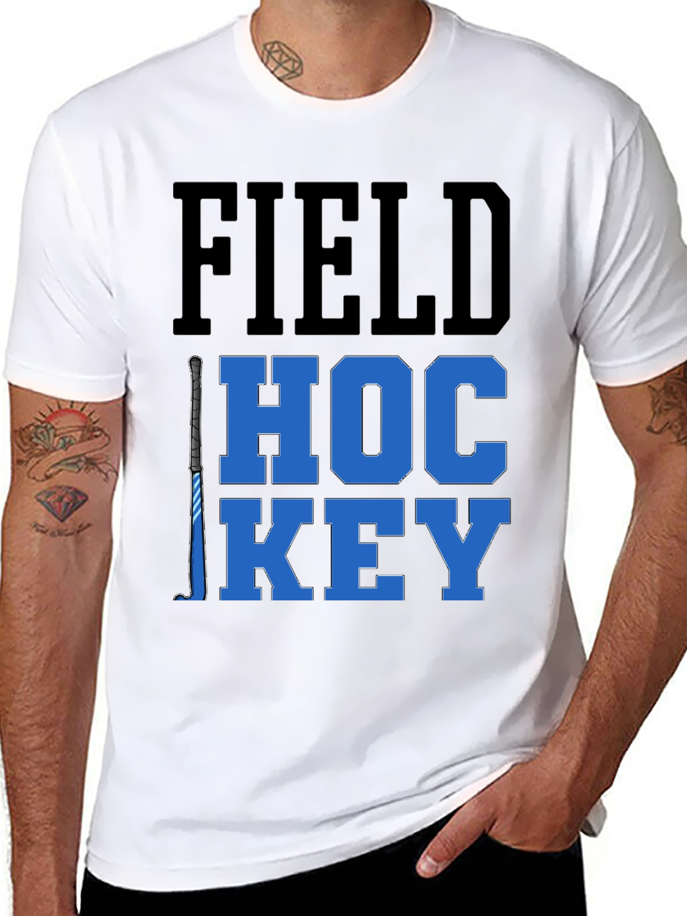Field Hockey T-Shirt - Hockey Stick Graphic Tee
