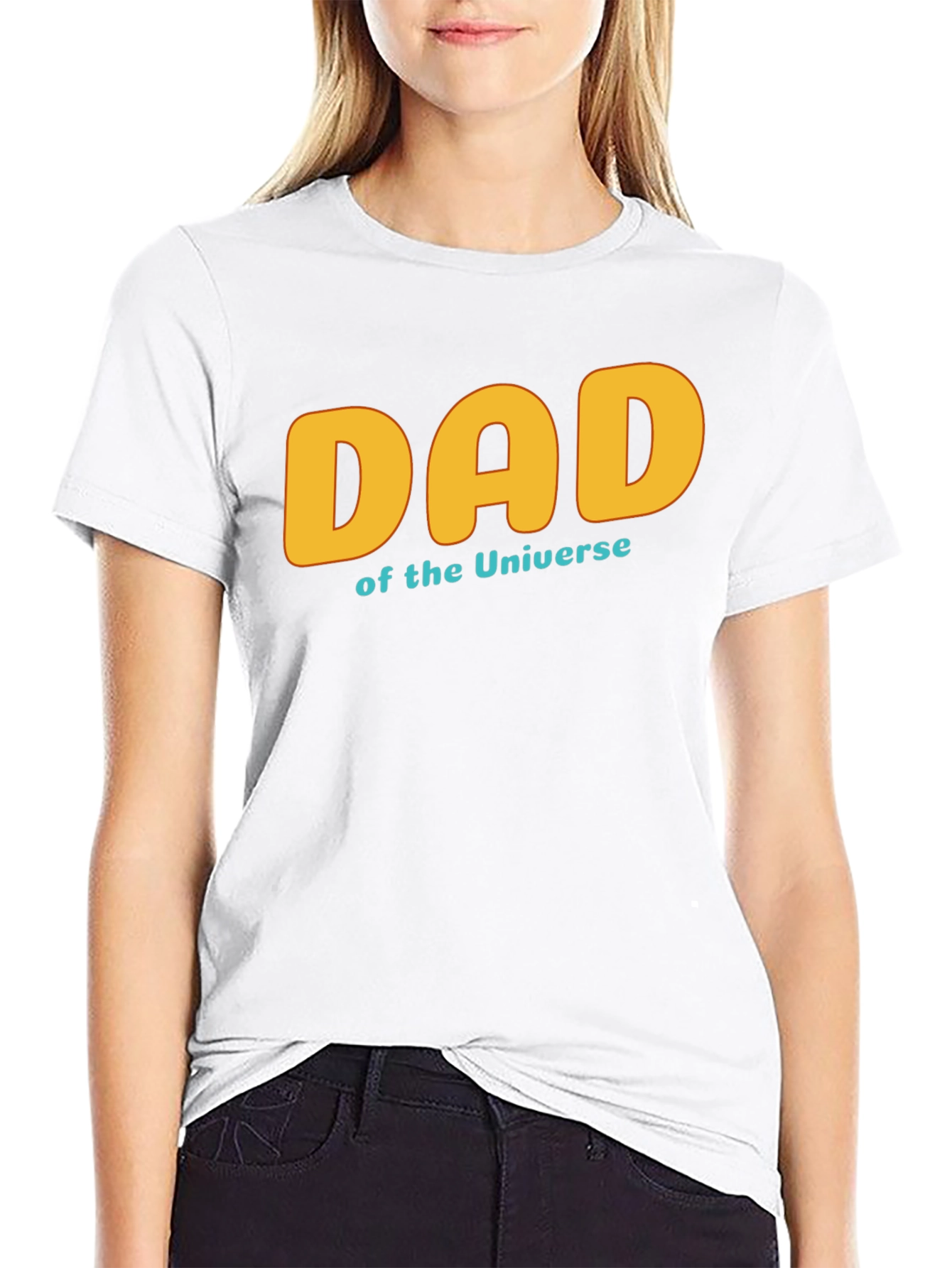 Dad of the Universe Graphic T-Shirt - Black