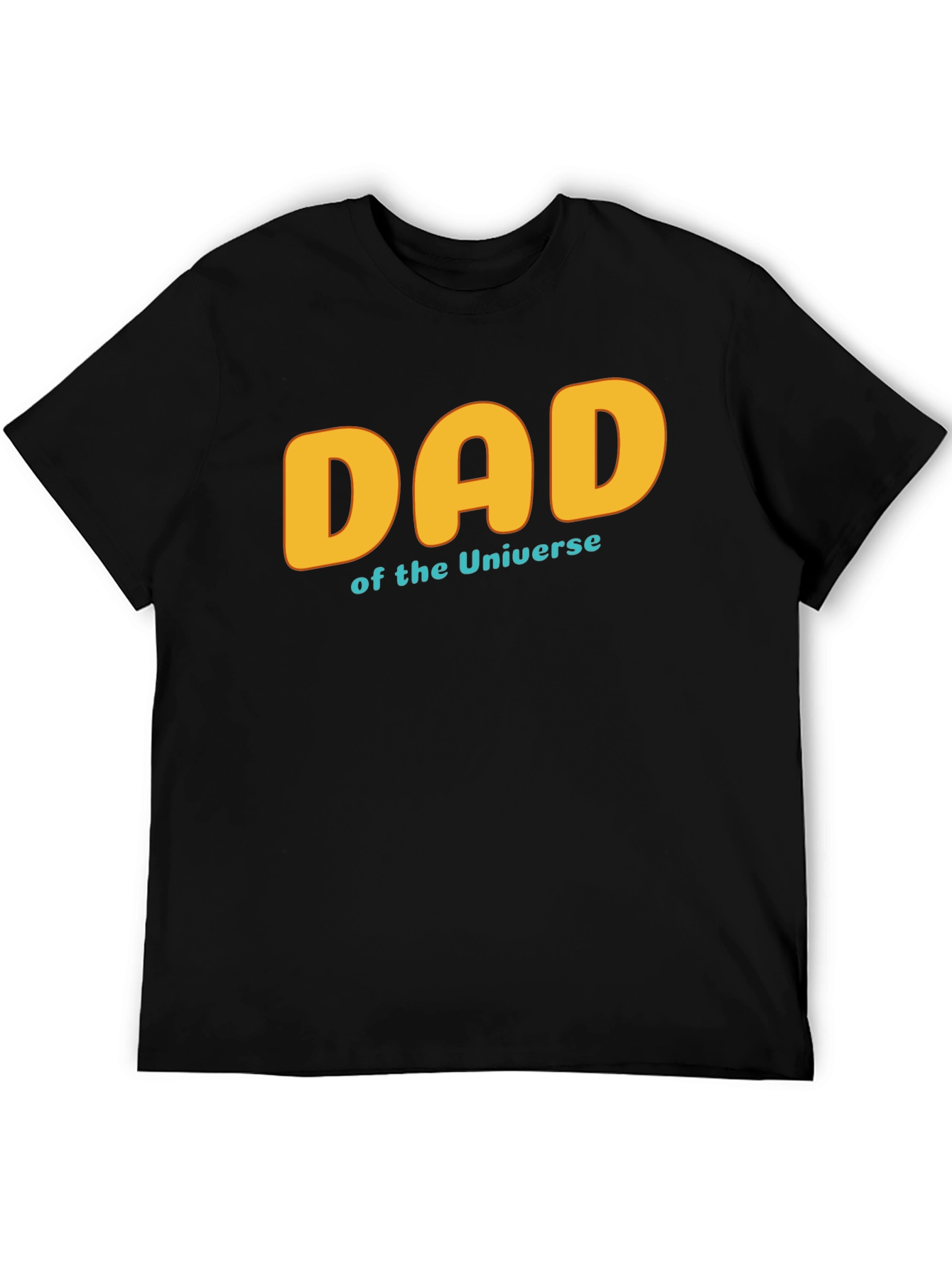 Dad of the Universe Graphic T-Shirt - Black
