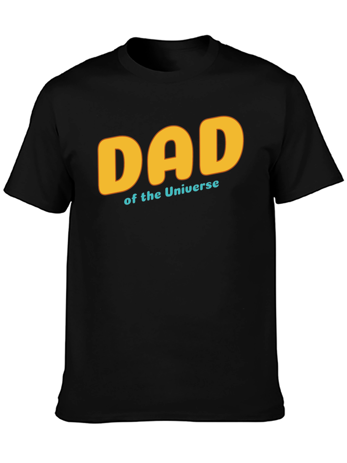 Dad of the Universe Graphic T-Shirt - Black