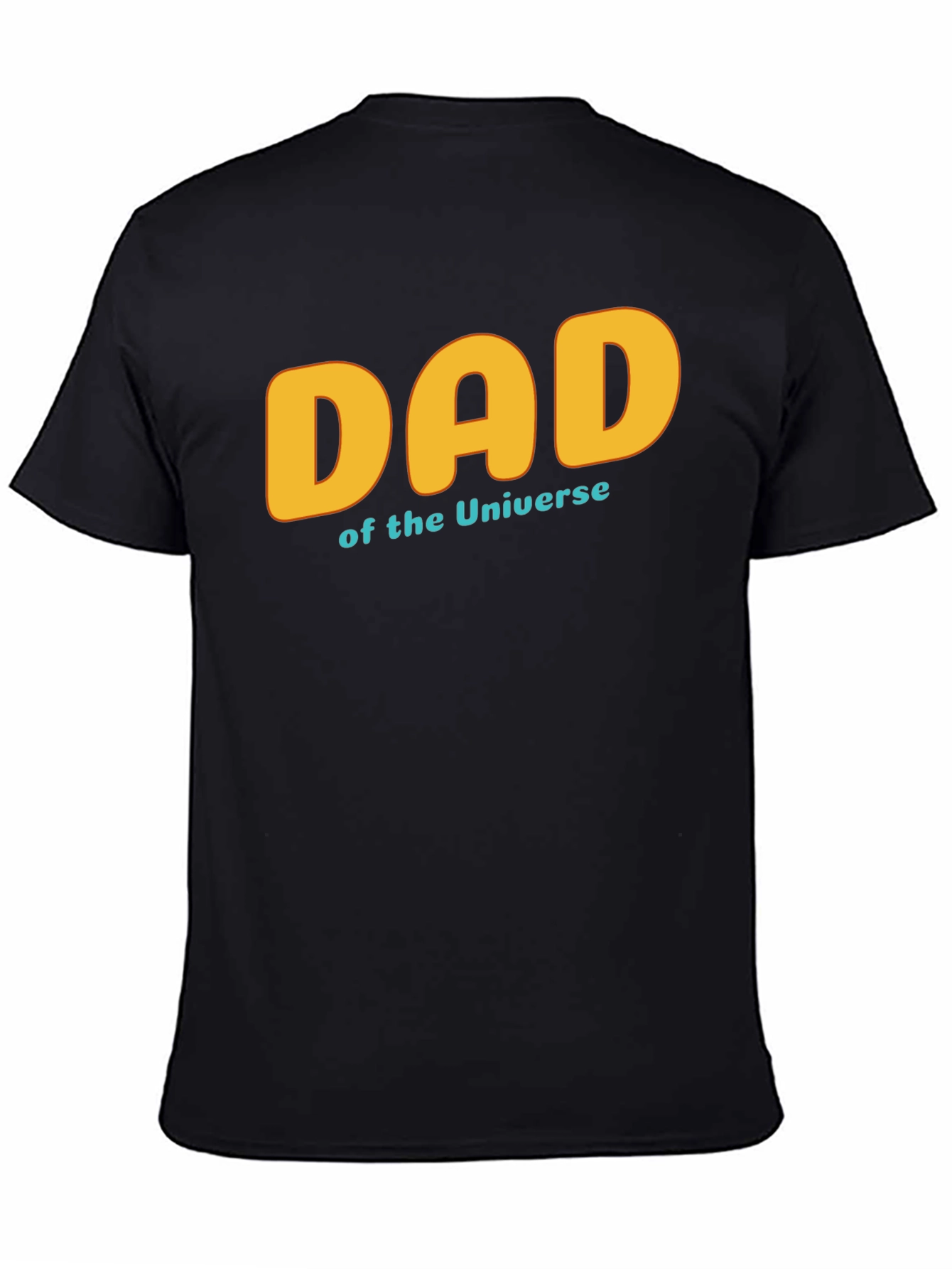 Dad of the Universe Graphic T-Shirt - Black