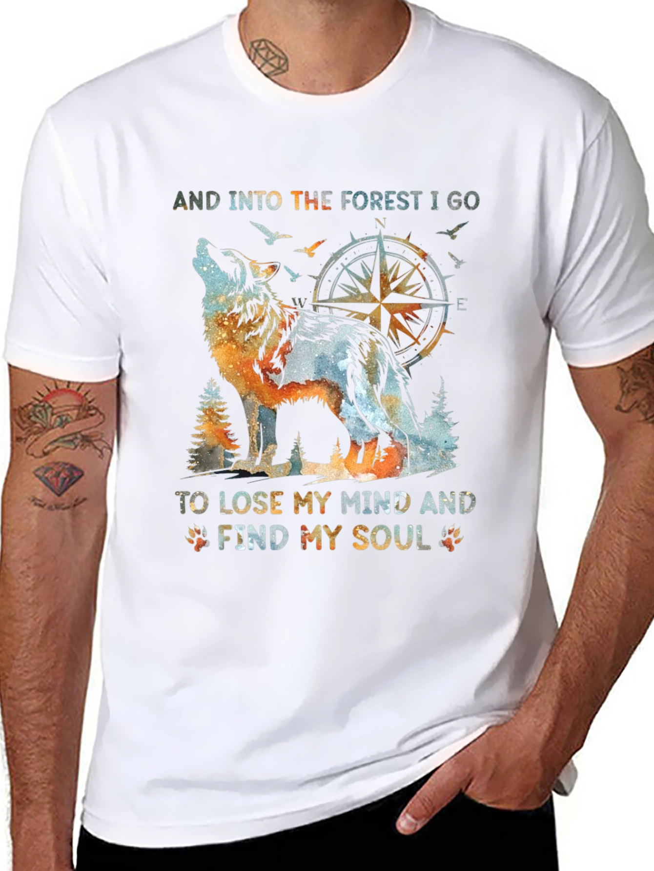 Wolf Forest Soul Graphic Tee