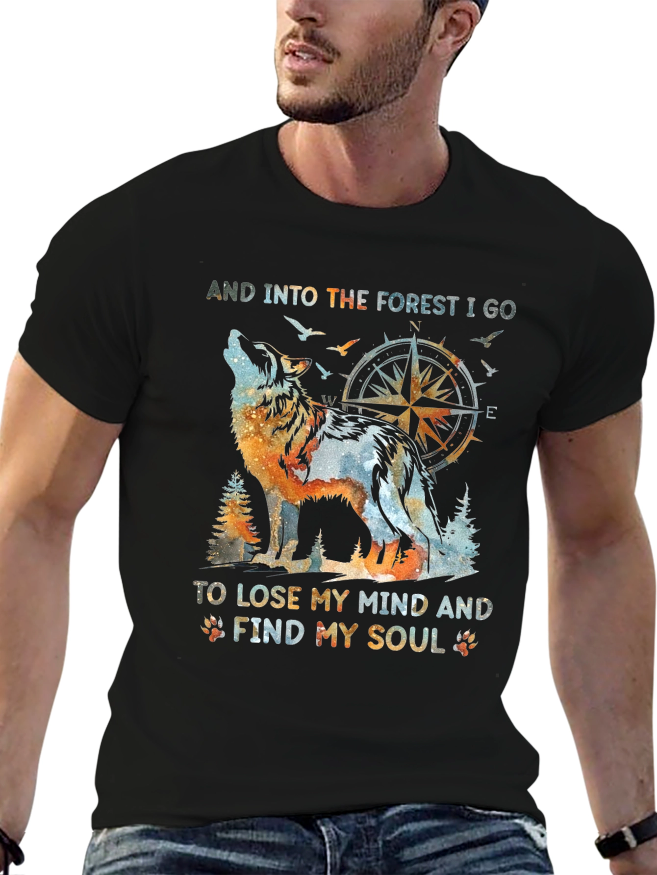 Wolf Forest Soul Graphic Tee