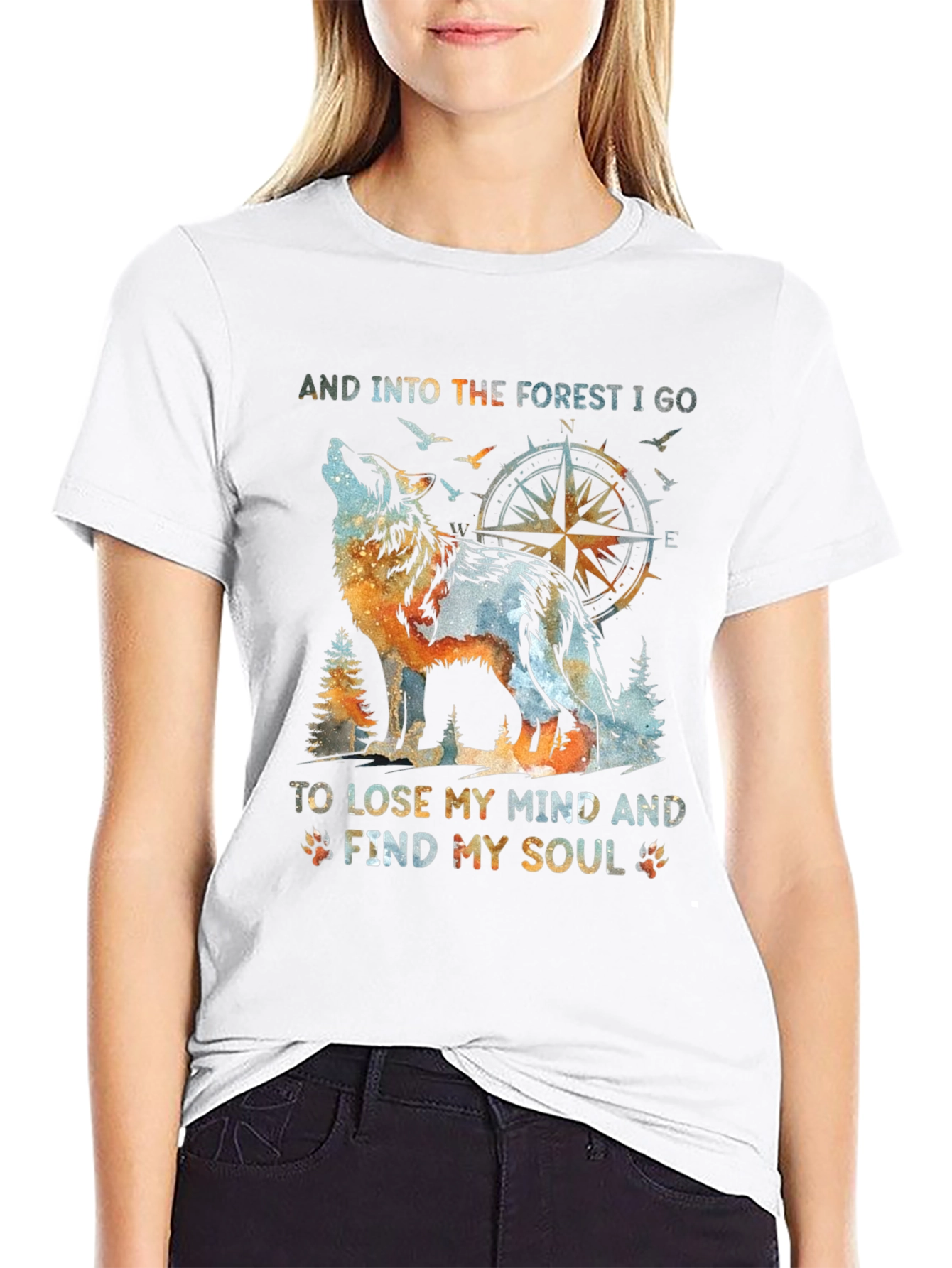 Wolf Forest Soul Graphic Tee