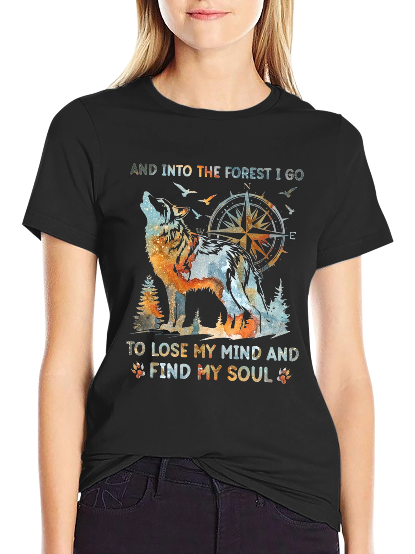 Wolf Forest Soul Graphic Tee