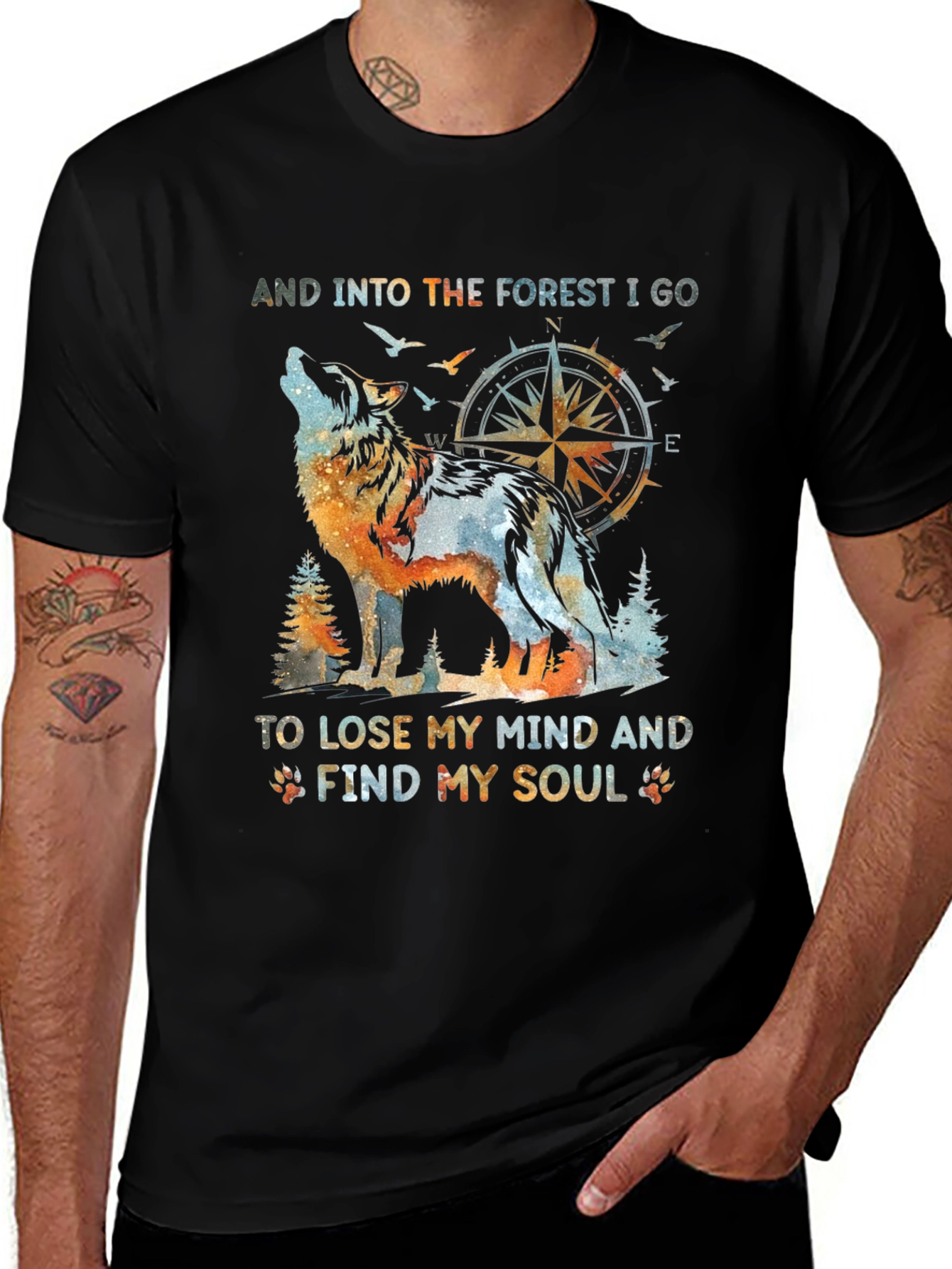 Wolf Forest Soul Graphic Tee