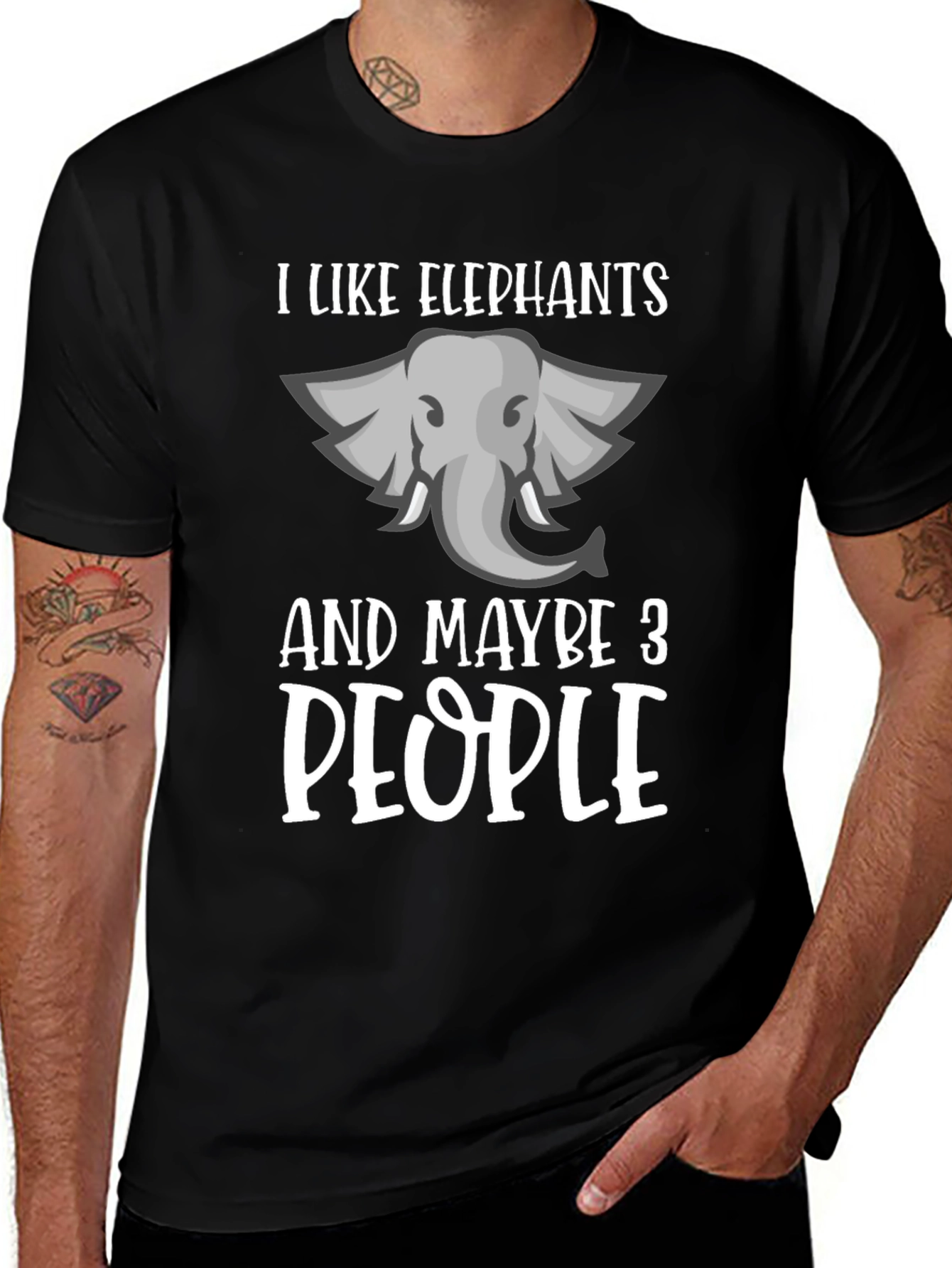 I Like Elephants & Maybe 3 People T-Shirt