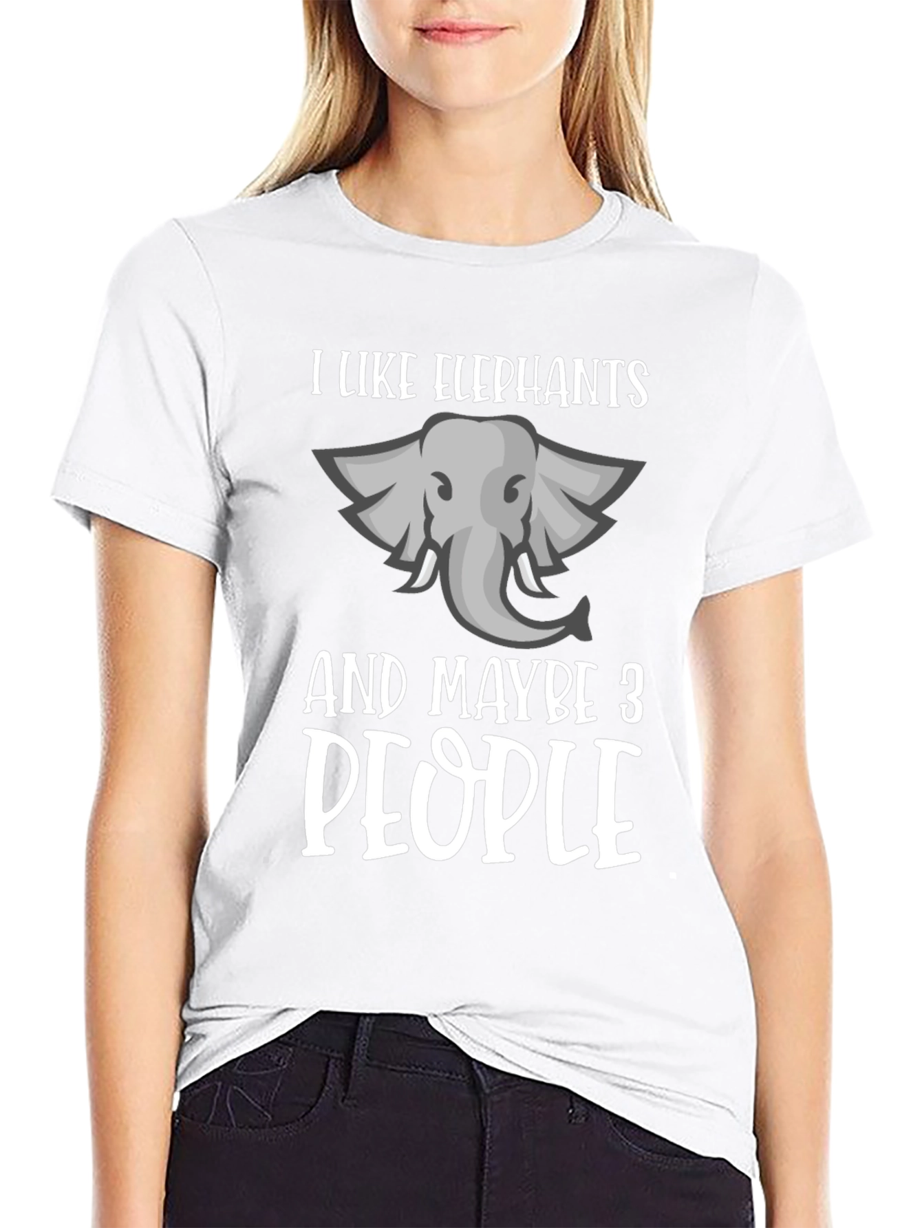 I Like Elephants & Maybe 3 People T-Shirt