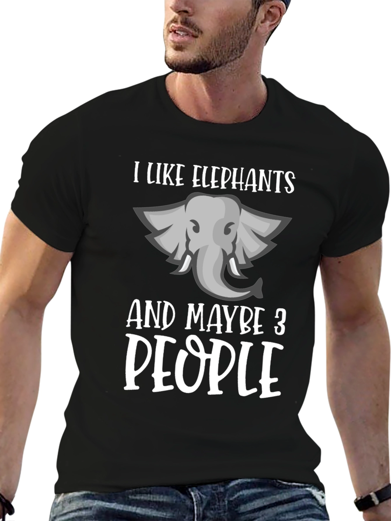I Like Elephants & Maybe 3 People T-Shirt