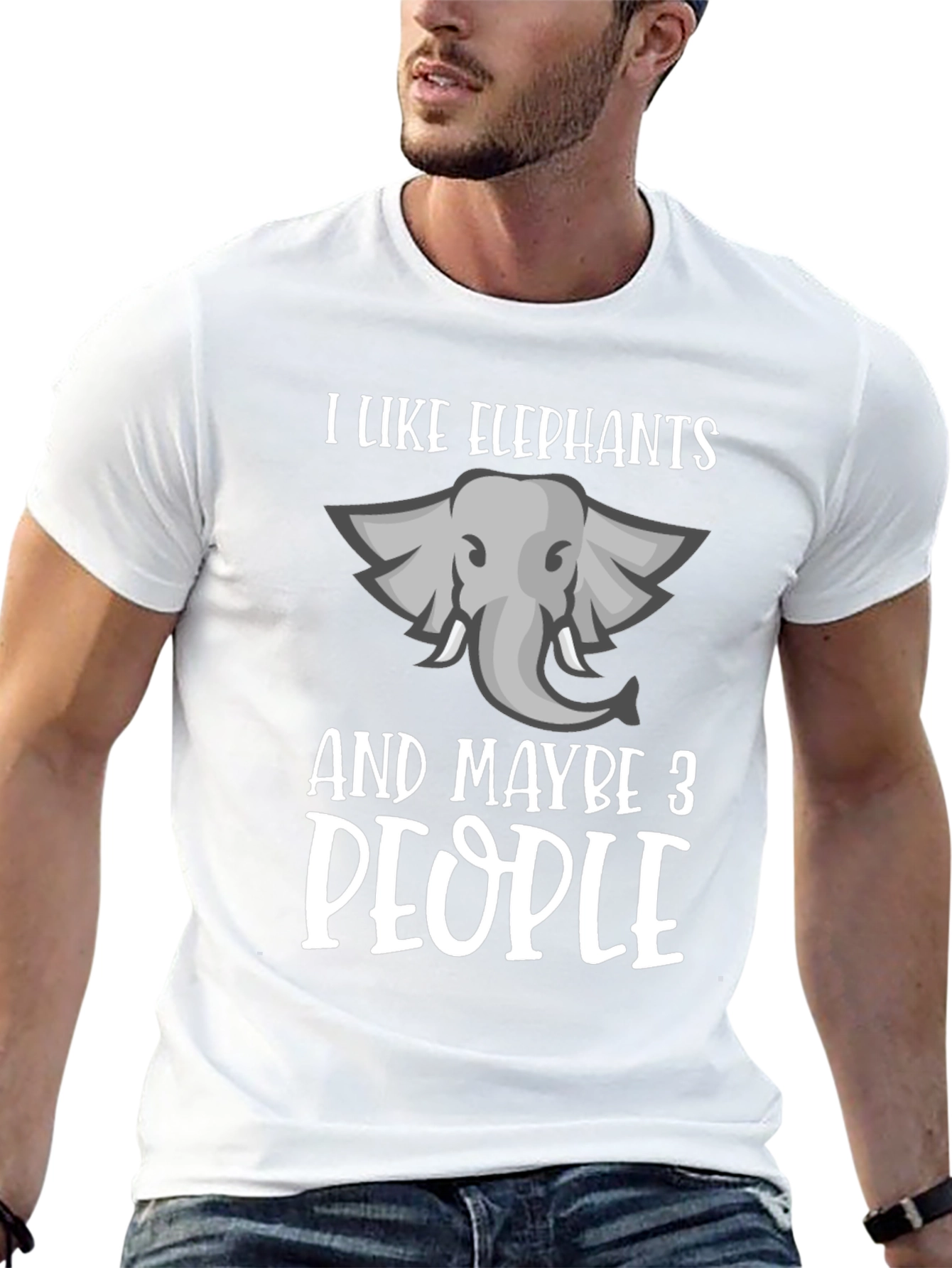 I Like Elephants & Maybe 3 People T-Shirt