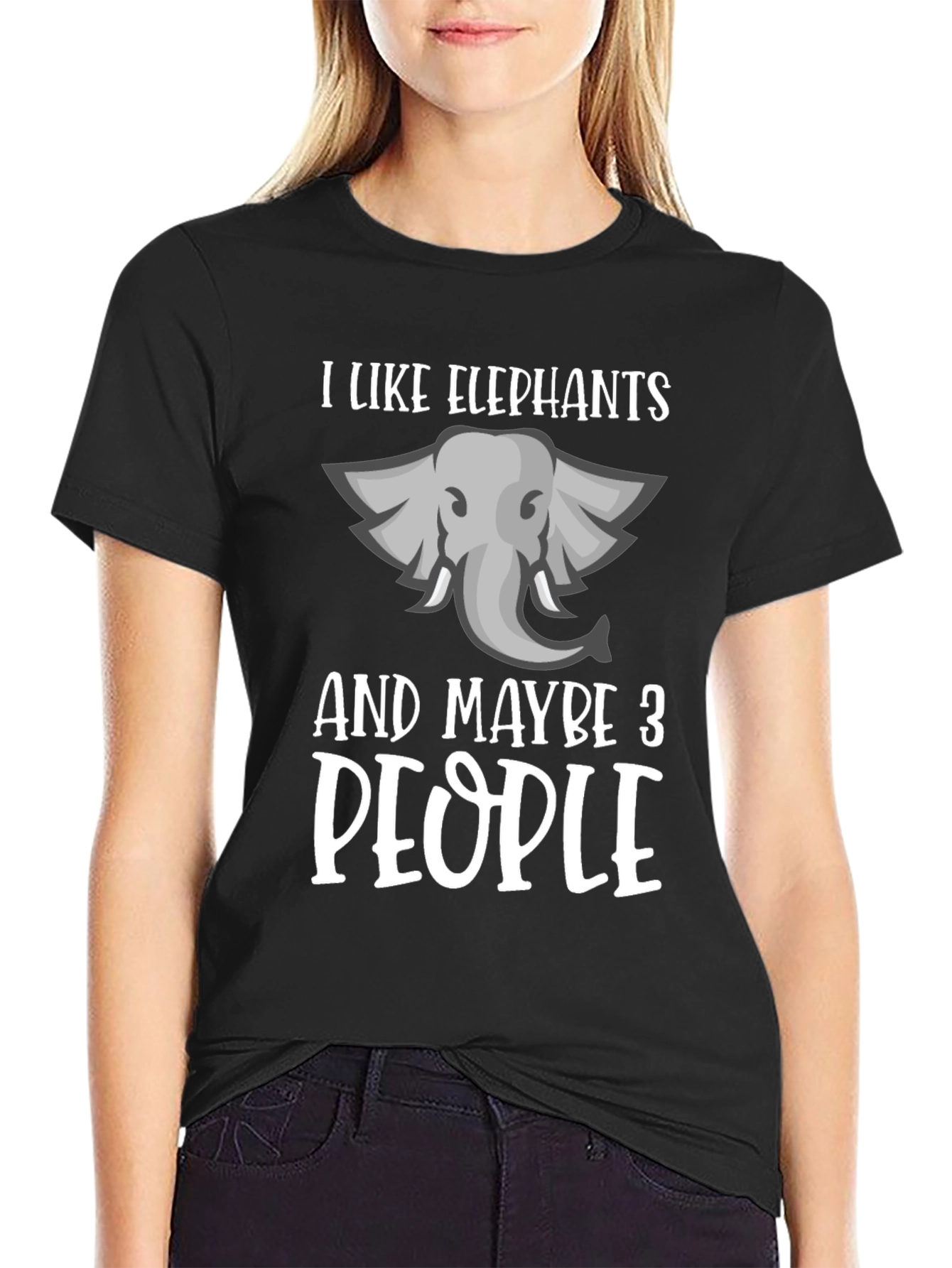 I Like Elephants & Maybe 3 People T-Shirt