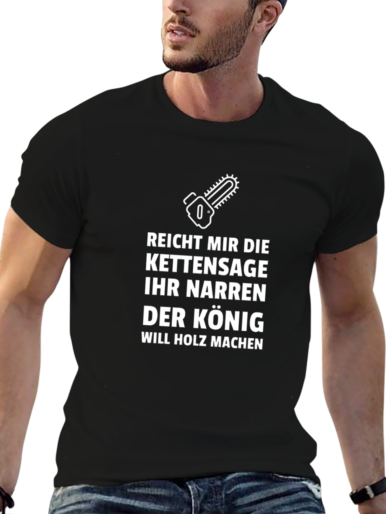 Chainsaw King Humor T-Shirt