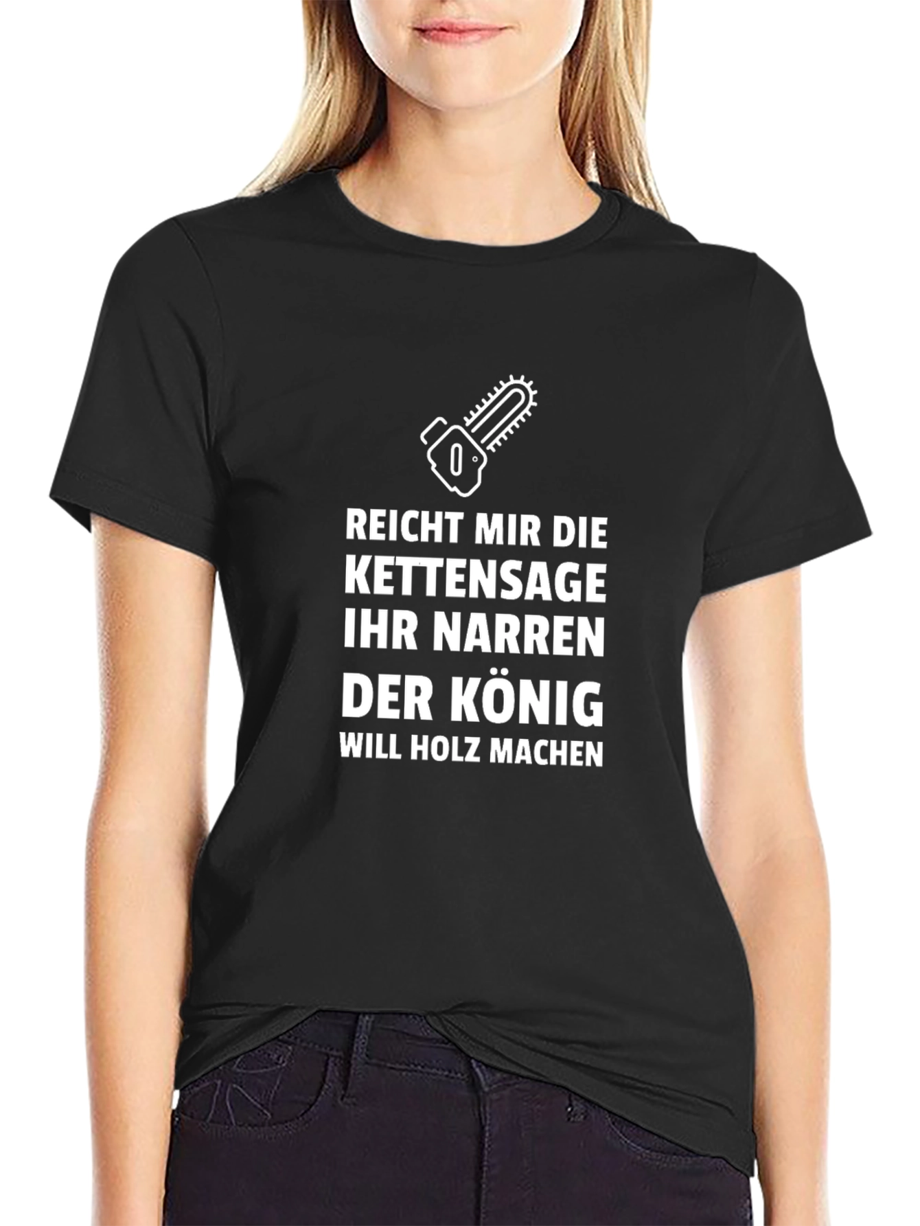 Chainsaw King Humor T-Shirt