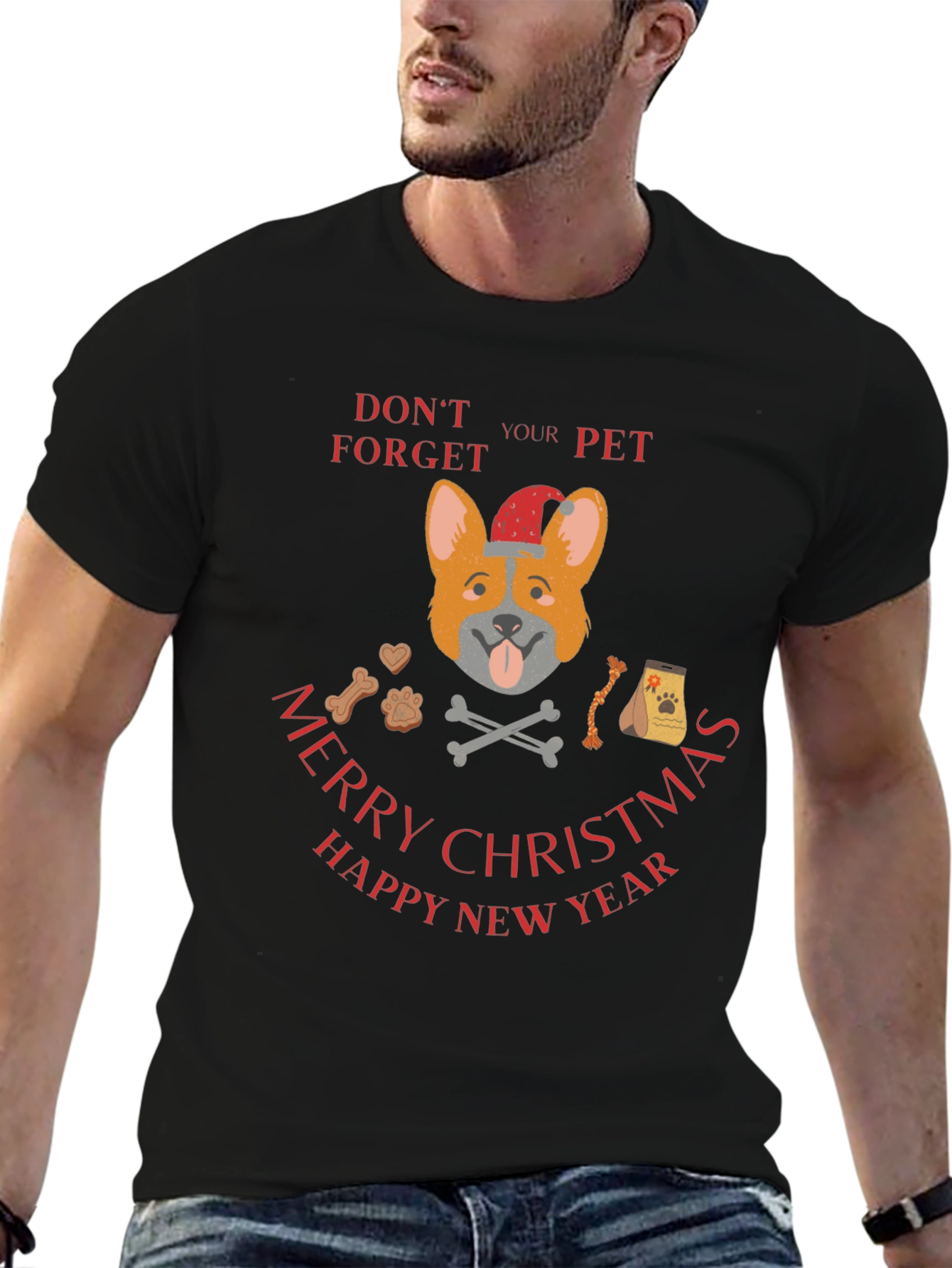 Festive Pet Christmas T-Shirt