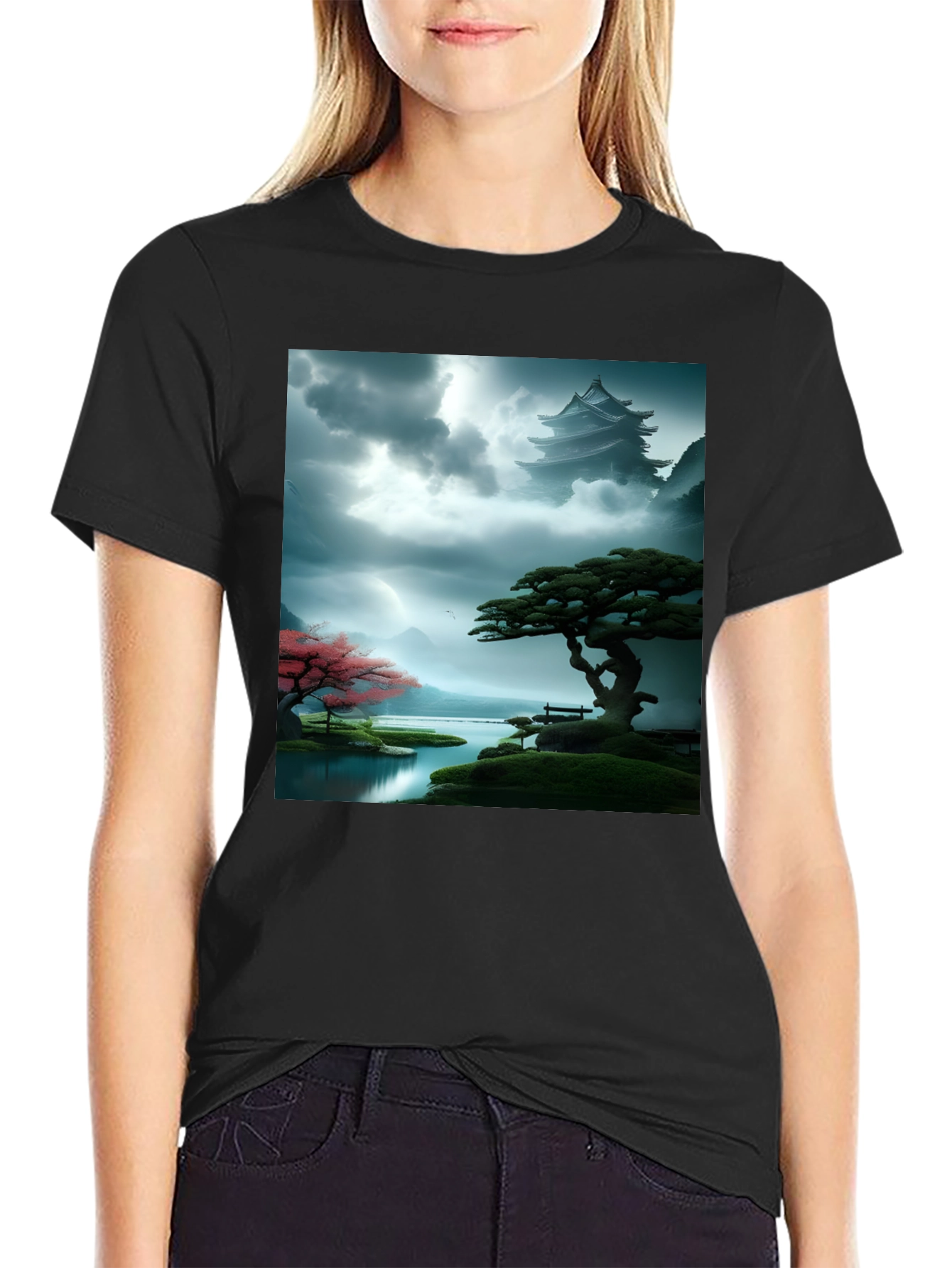 Zen Garden T-Shirt - Meditative Landscape Design