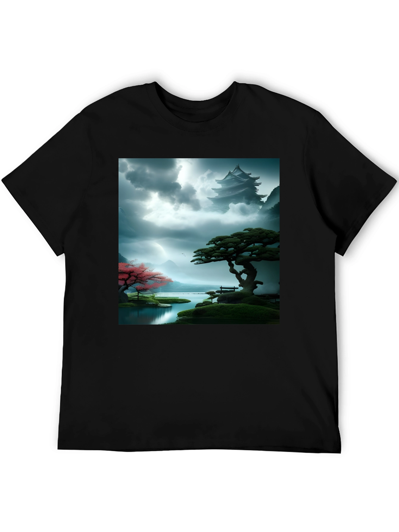 Zen Garden T-Shirt - Meditative Landscape Design