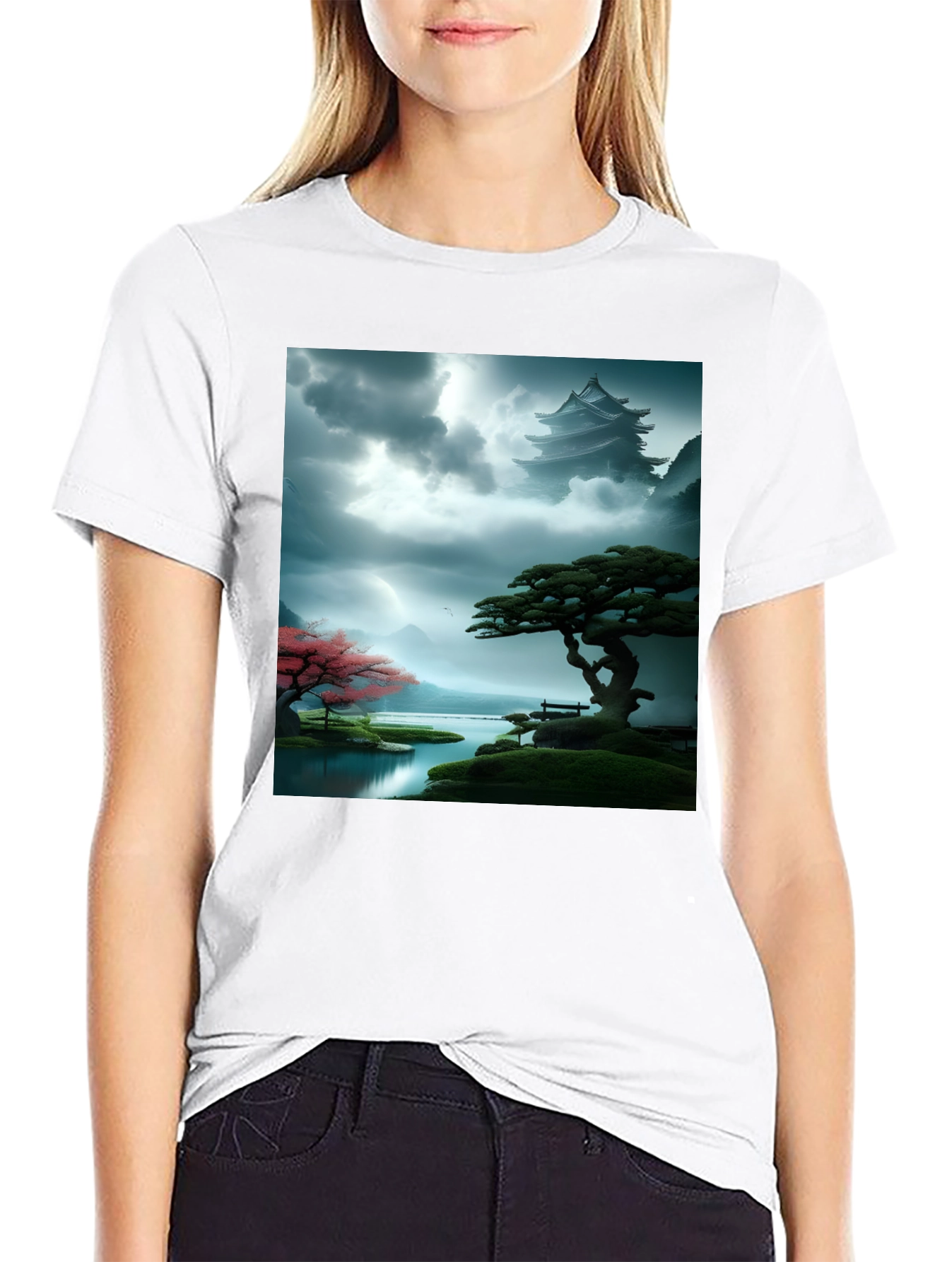 Zen Garden T-Shirt - Meditative Landscape Design