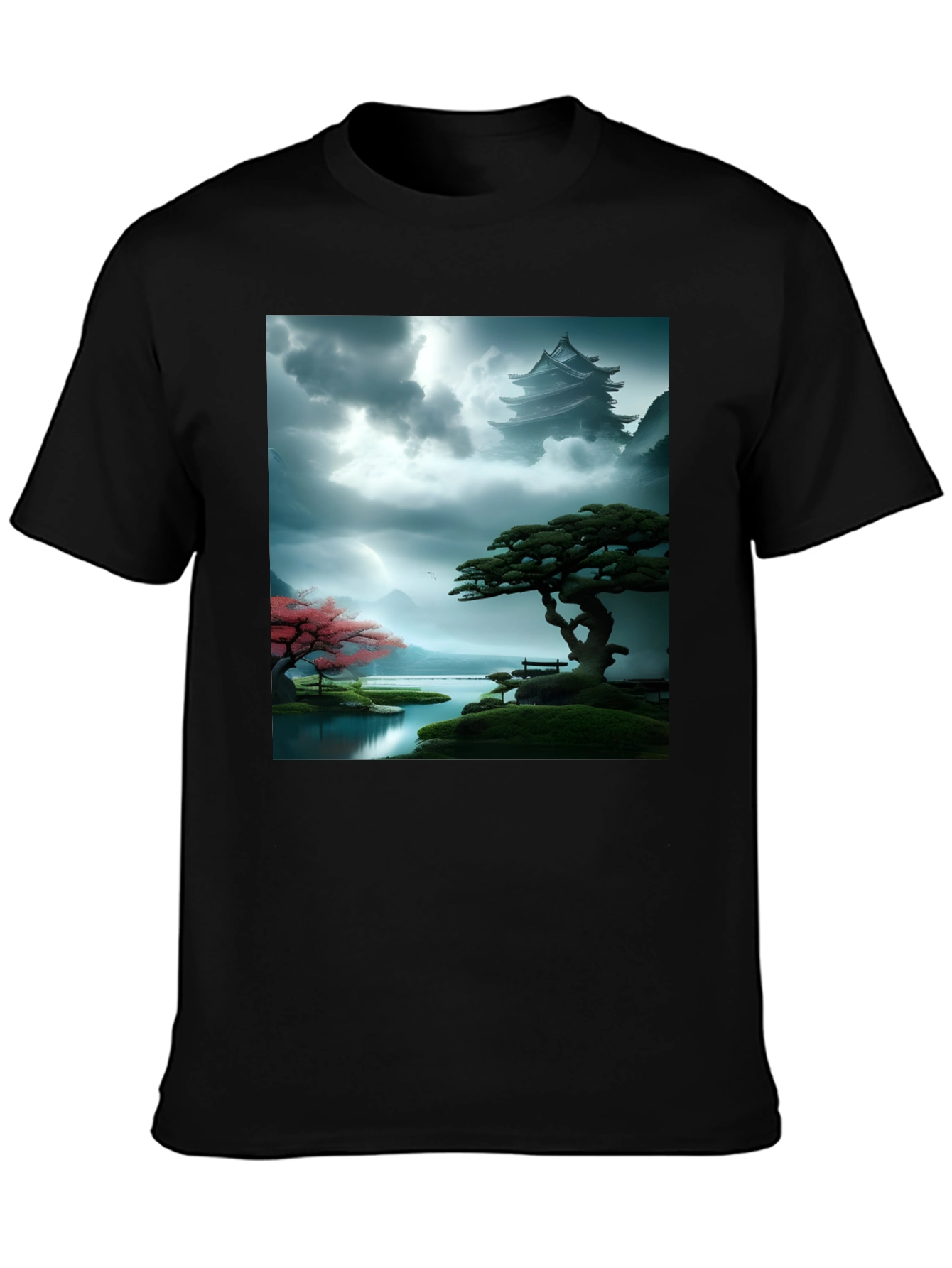 Zen Garden T-Shirt - Meditative Landscape Design