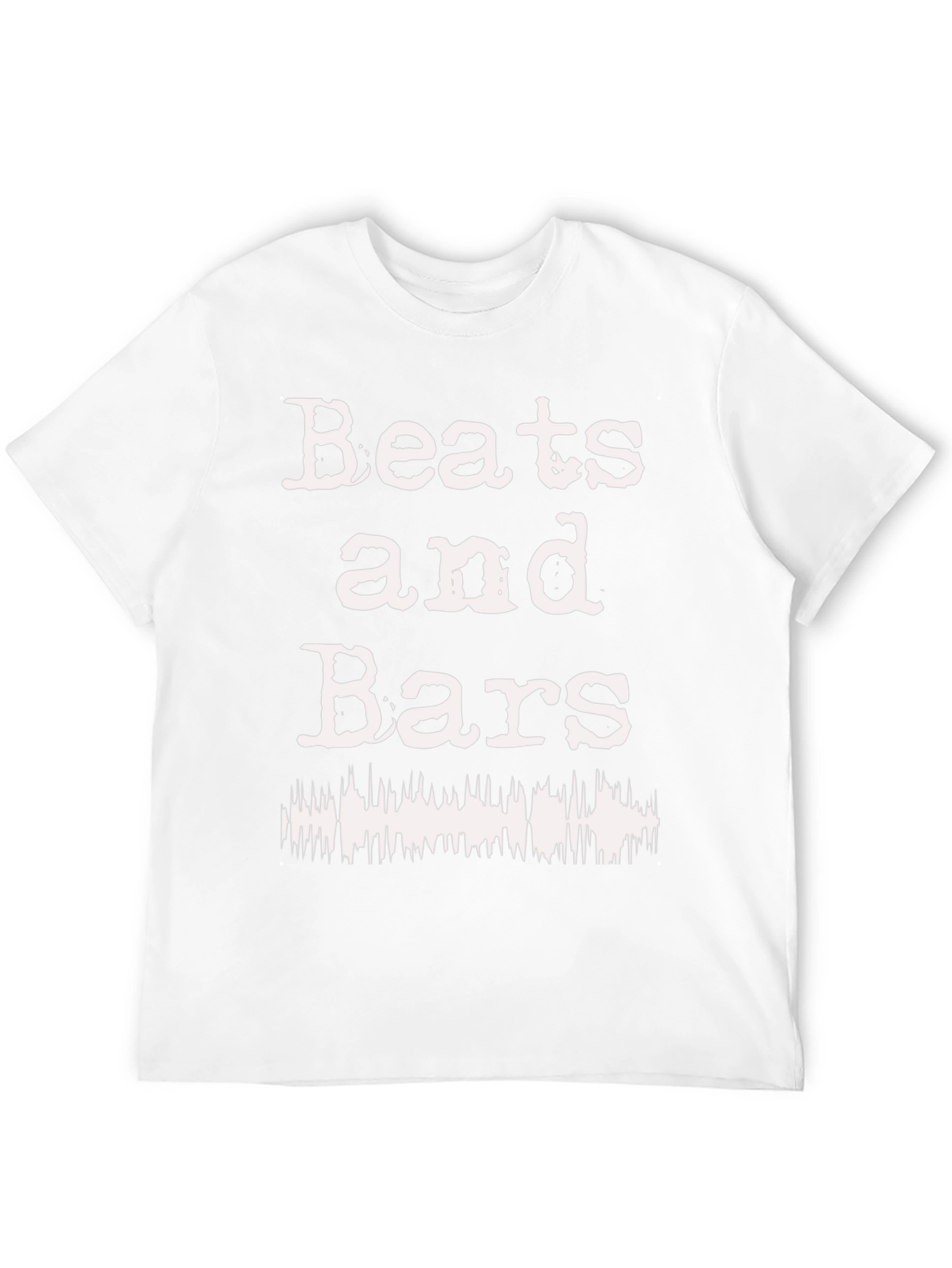 Beats and Bars Graphic T-Shirt - Black