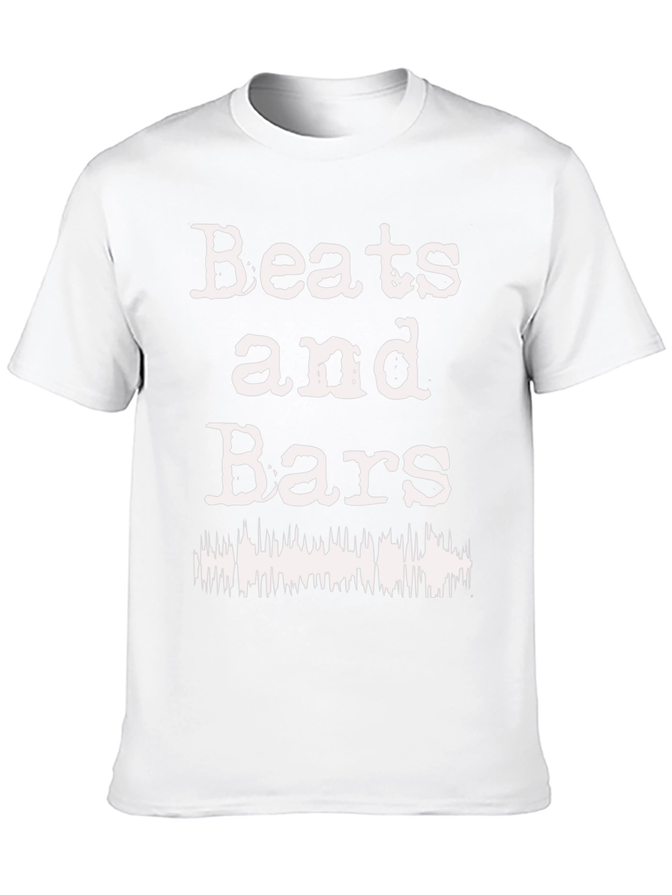 Beats and Bars Graphic T-Shirt - Black