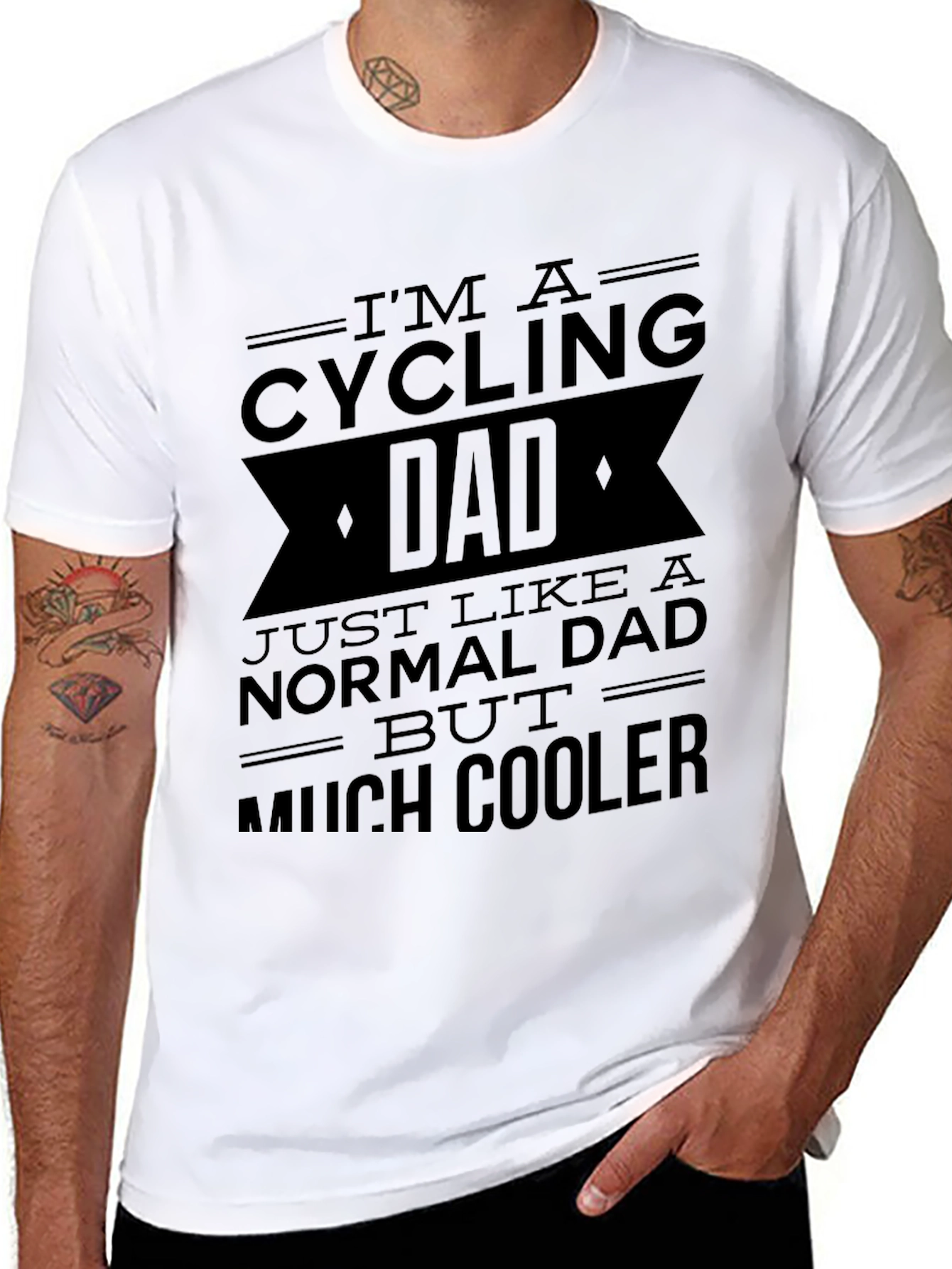 Cycling Dad T-Shirt - Much Cooler