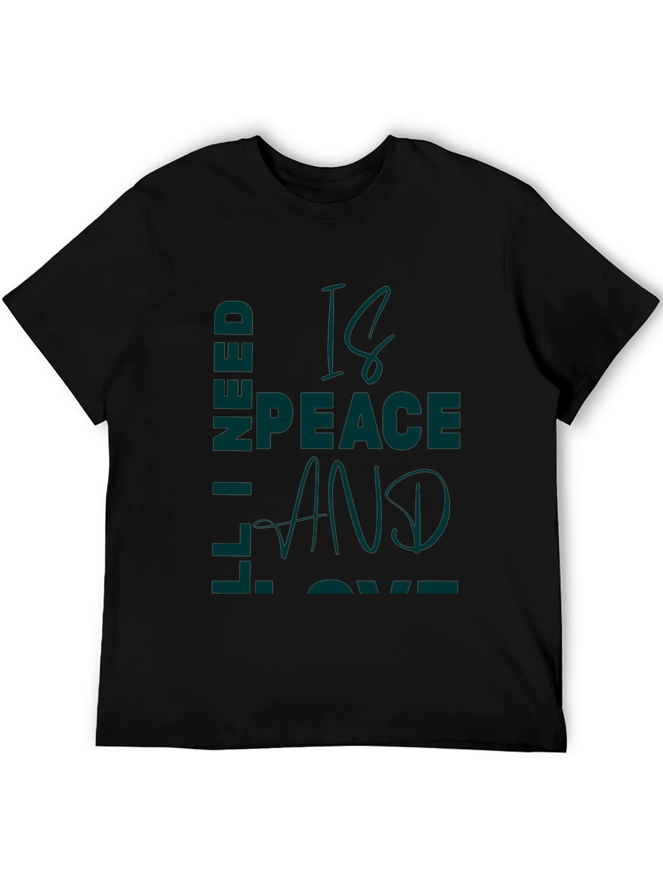 Peace and Love Graphic T-Shirt