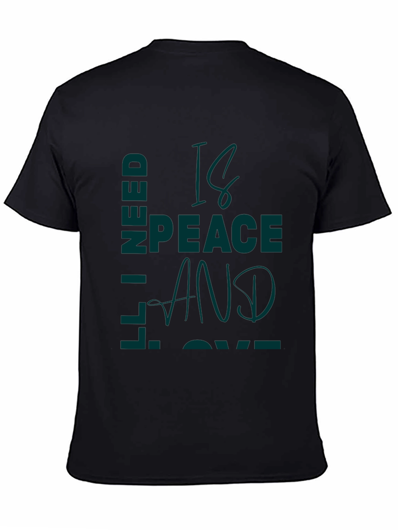 Peace and Love Graphic T-Shirt