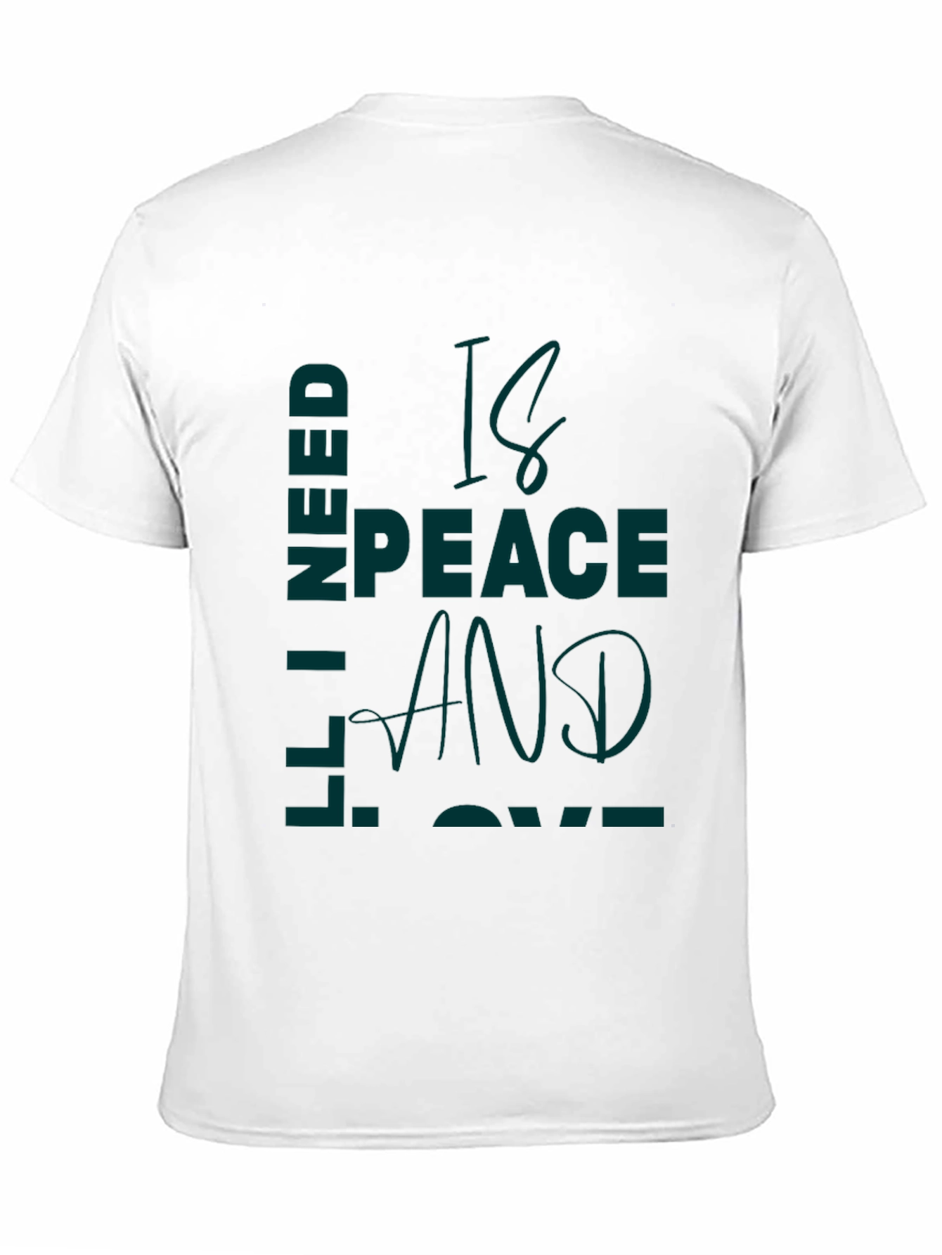 Peace and Love Graphic T-Shirt