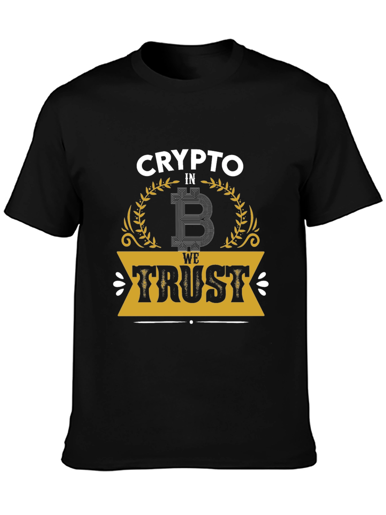Crypto We Trust Graphic Tee - Black
