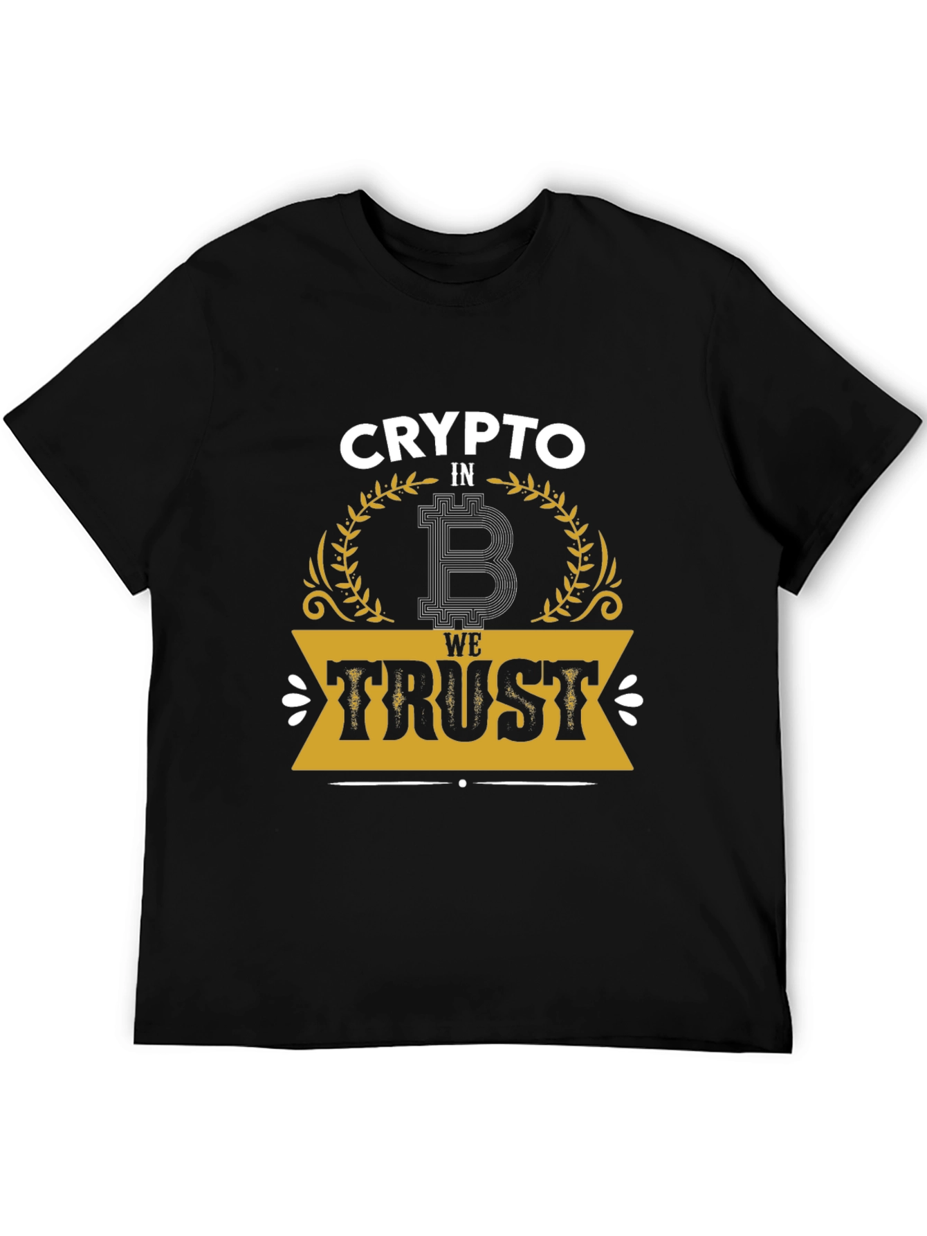 Crypto We Trust Graphic Tee - Black