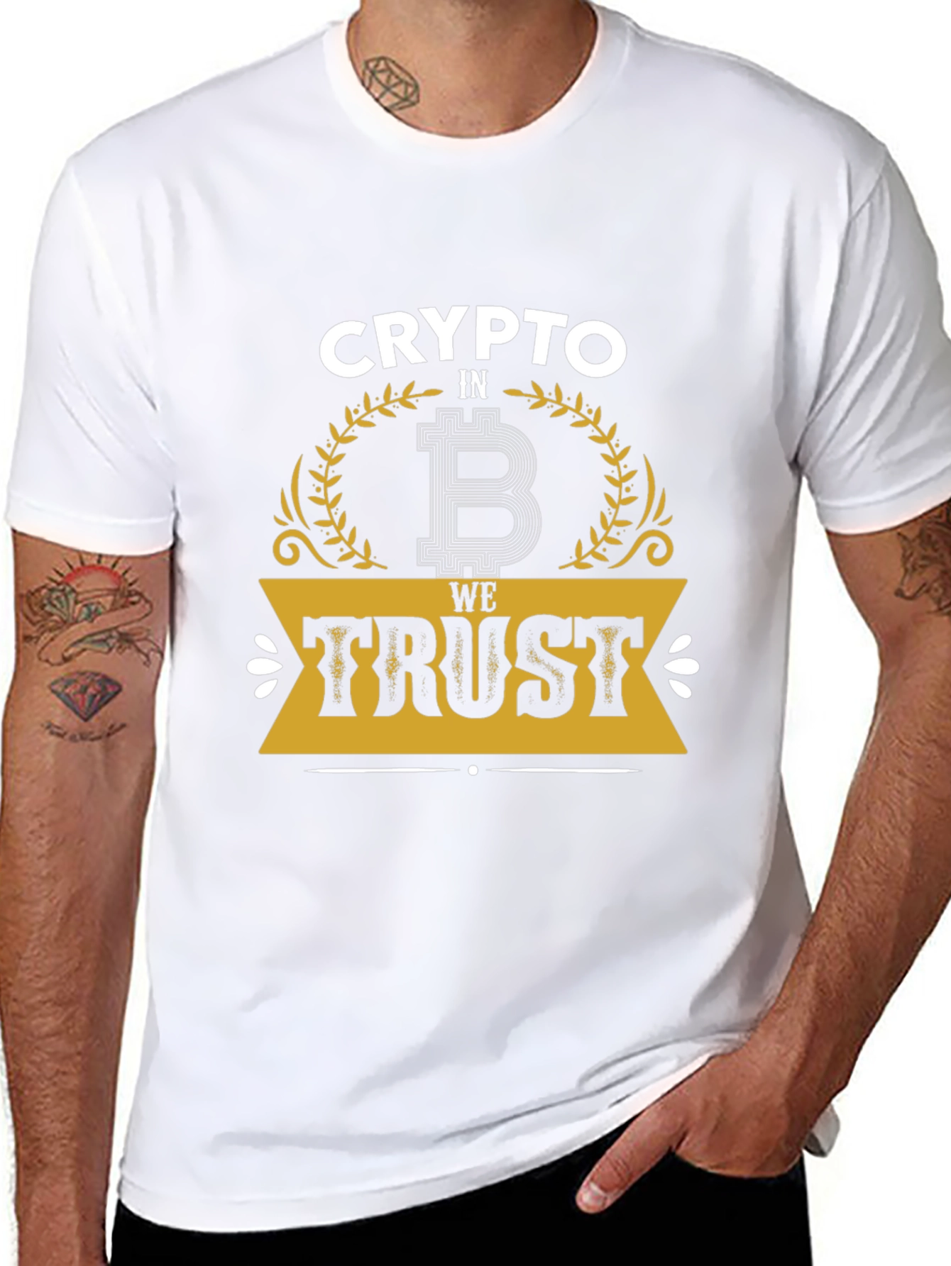 Crypto We Trust Graphic Tee - Black