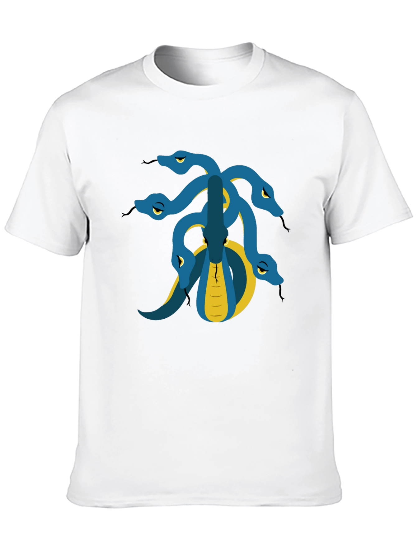Hydra Graphic Tee - Black Cotton T-Shirt