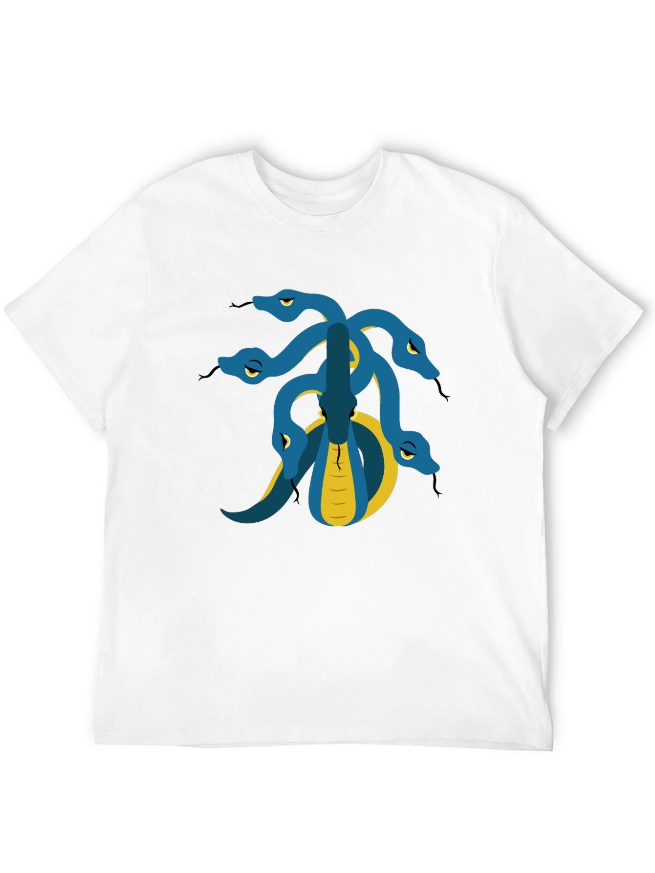 Hydra Graphic Tee - Black Cotton T-Shirt