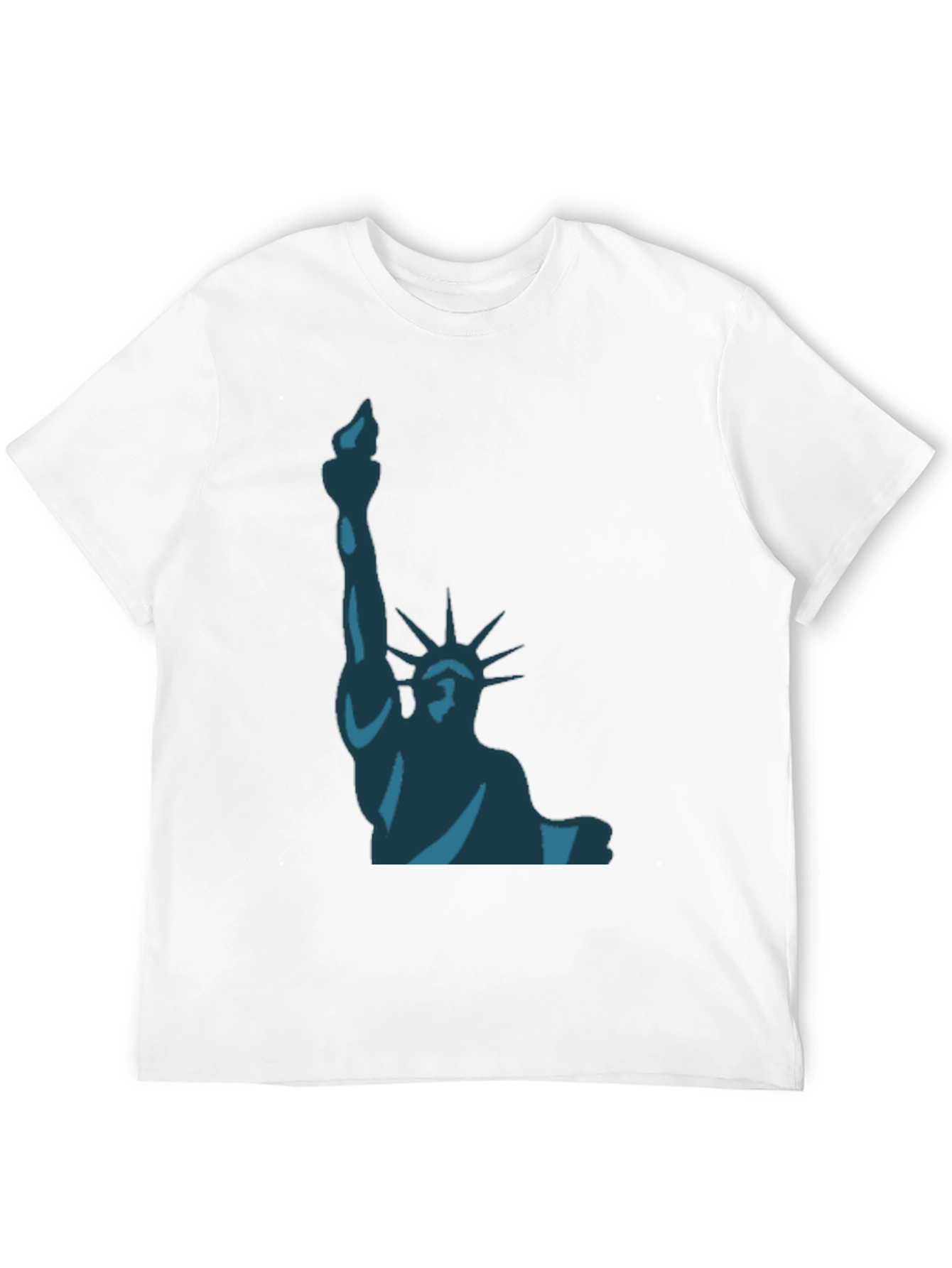Liberty Graphic Tee - Black Cotton T-Shirt