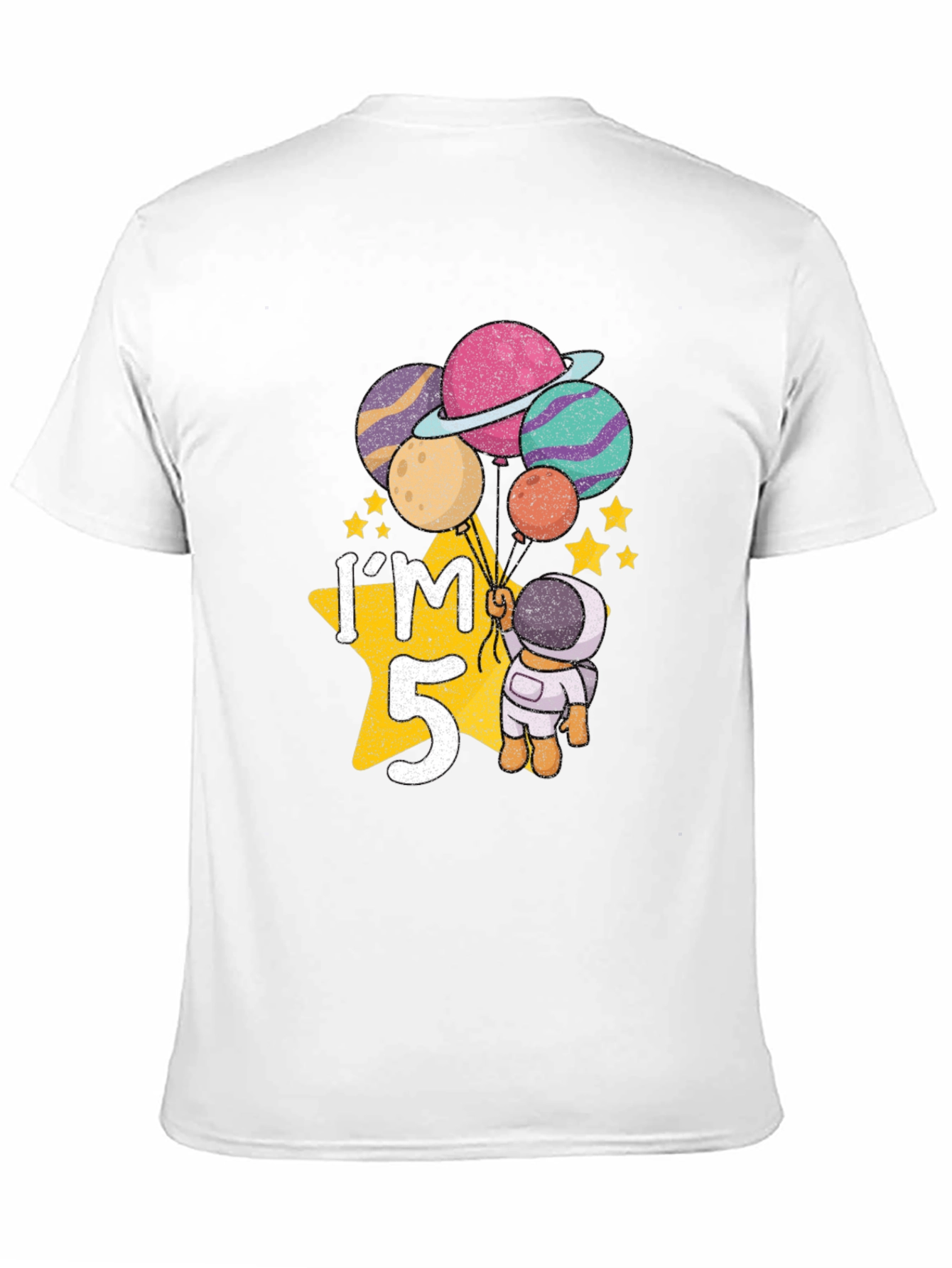 Im 5 Astronaut Birthday T-Shirt
