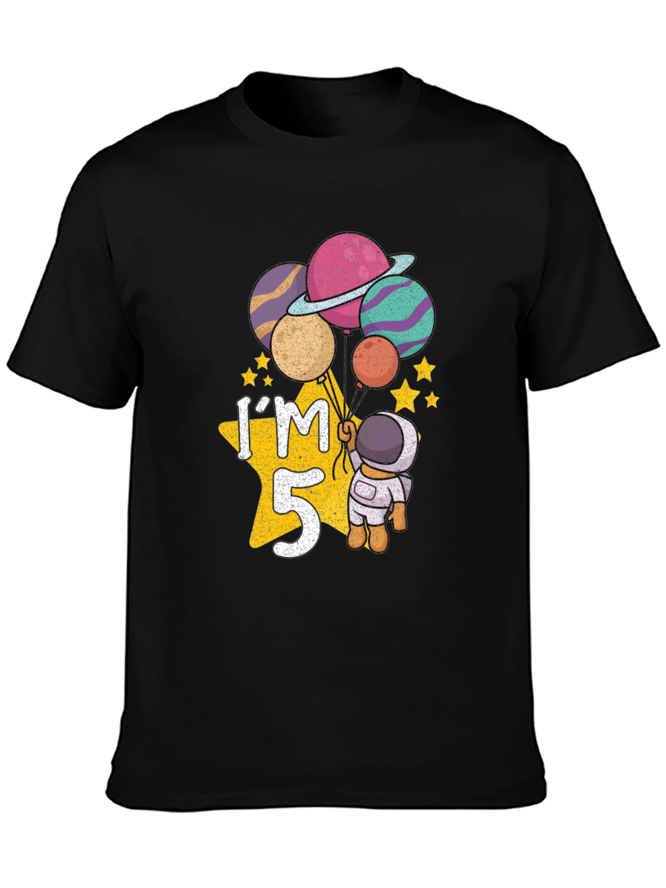 Im 5 Astronaut Birthday T-Shirt
