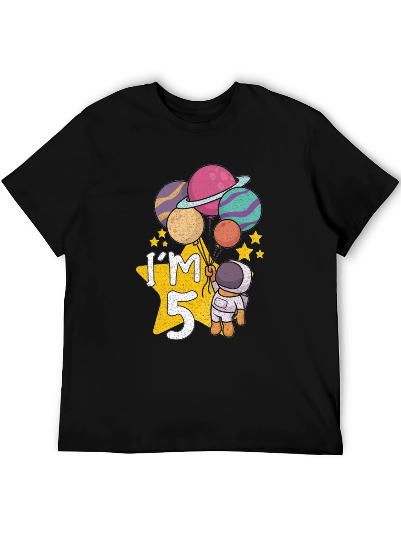 Im 5 Astronaut Birthday T-Shirt