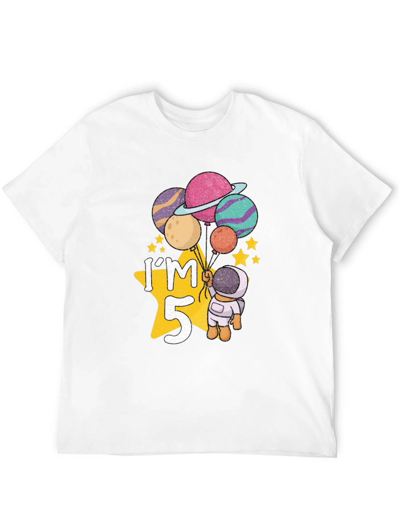 Im 5 Astronaut Birthday T-Shirt