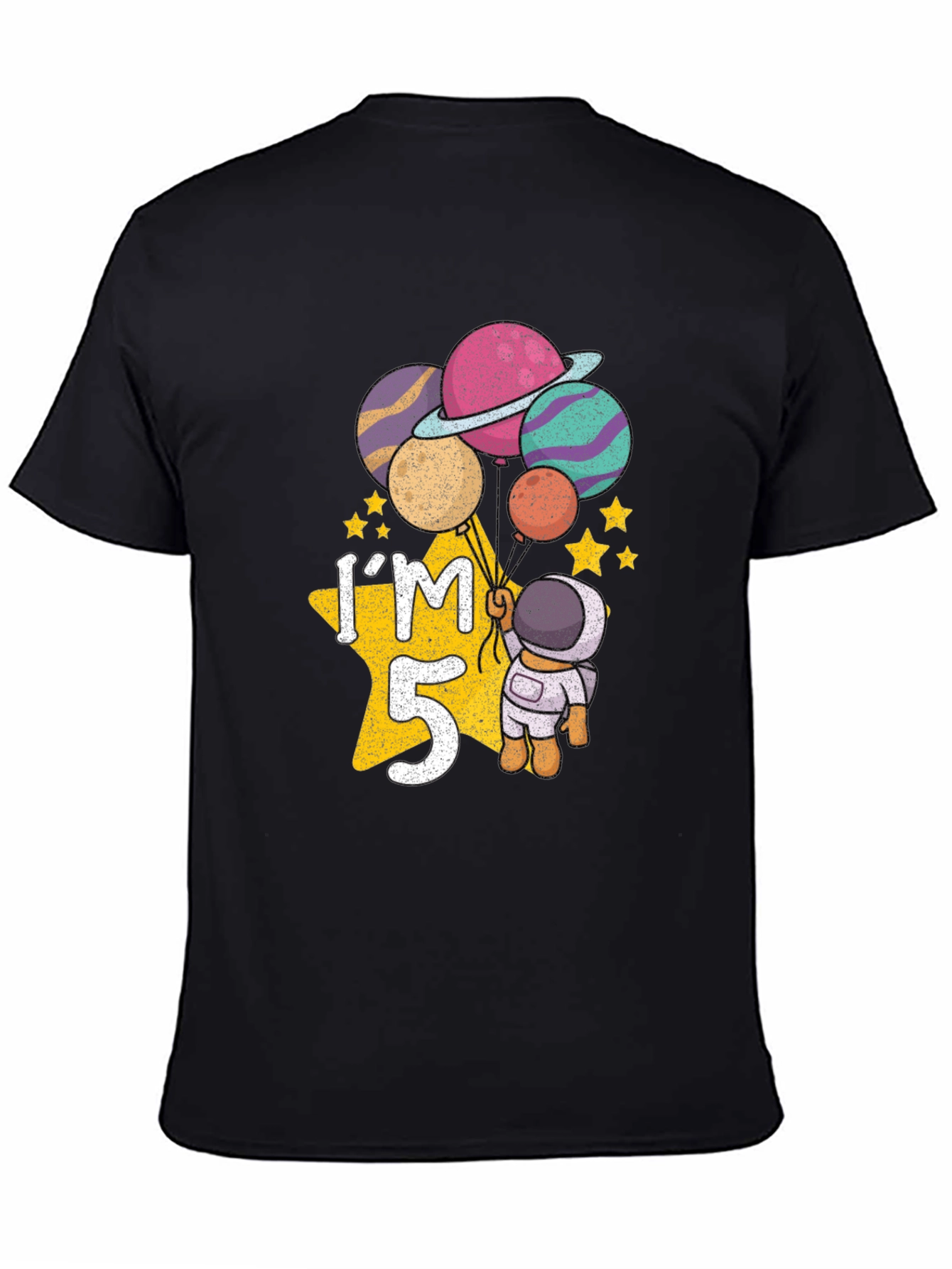 Im 5 Astronaut Birthday T-Shirt