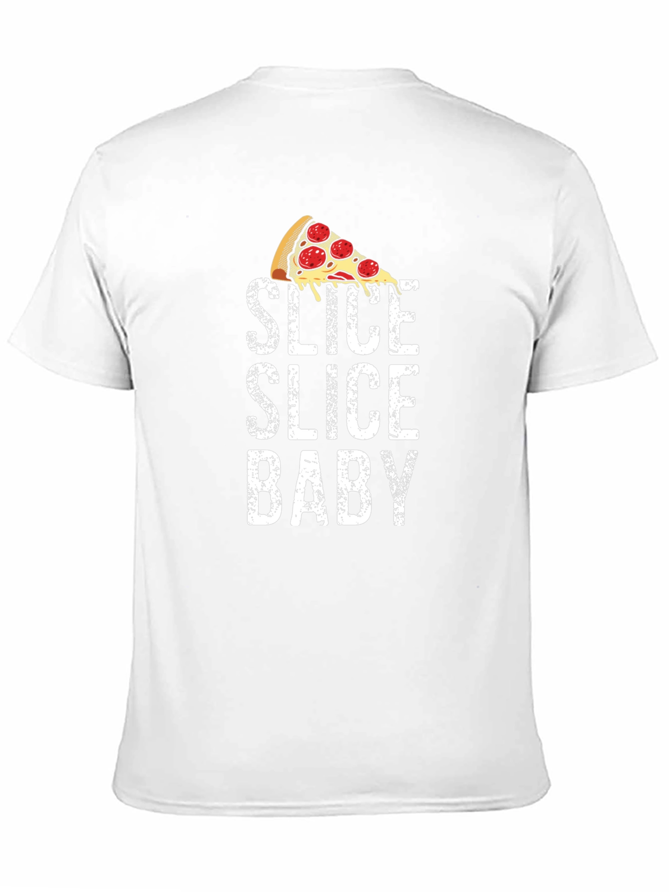 Slice Slice Baby Pizza T-Shirt - Funny Food Tee