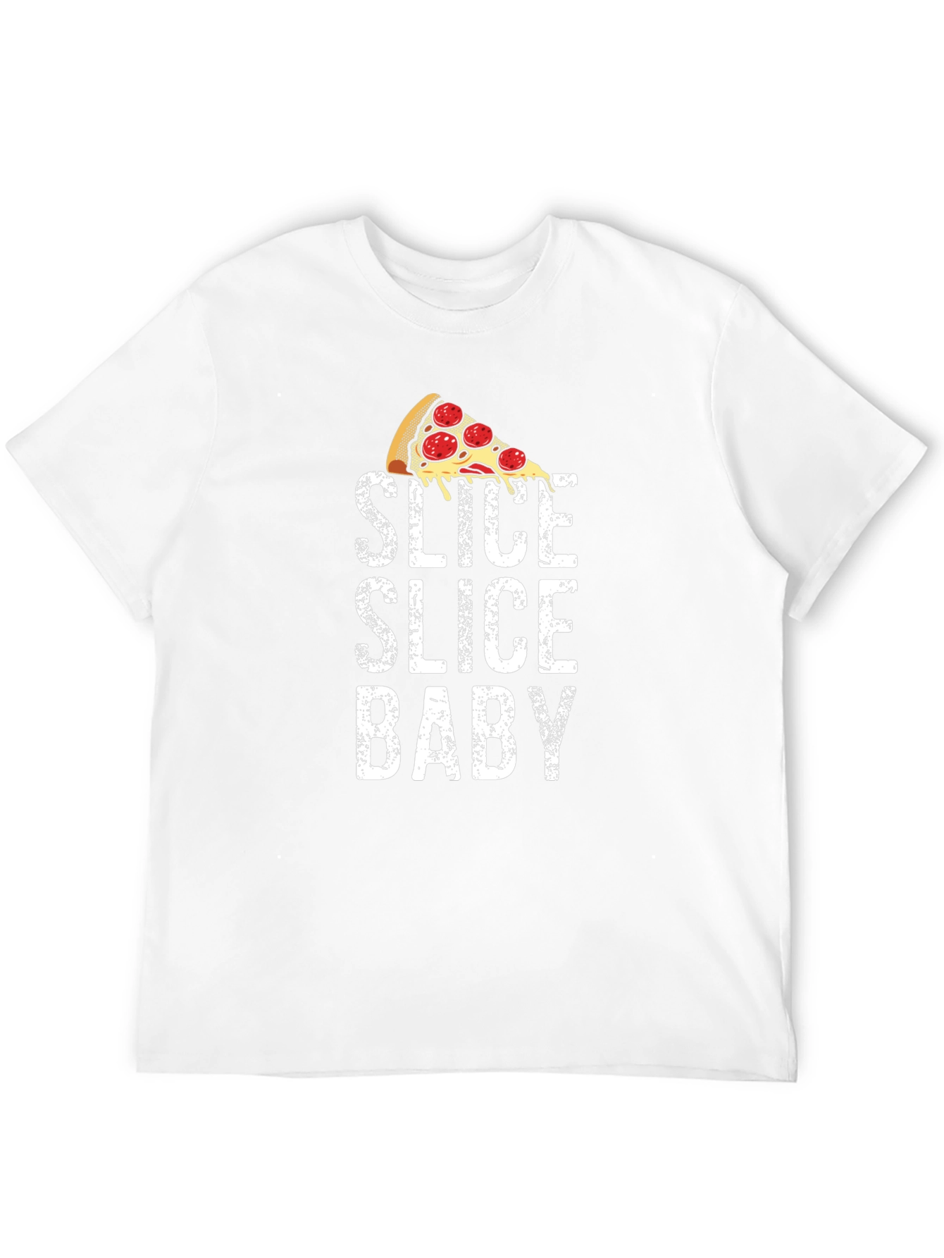 Slice Slice Baby Pizza T-Shirt - Funny Food Tee