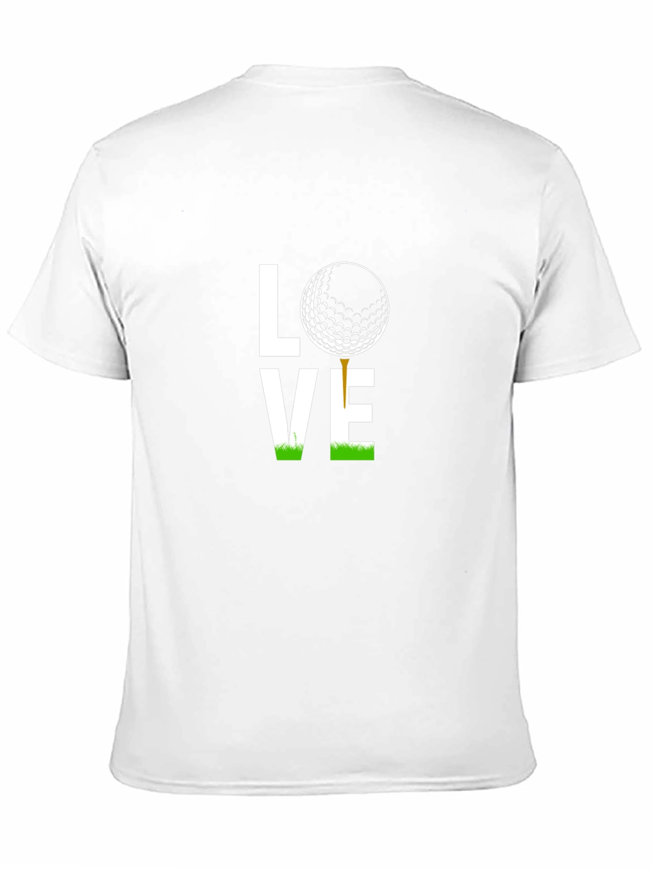 Love Golf T-Shirt - Black Golf Ball Tee