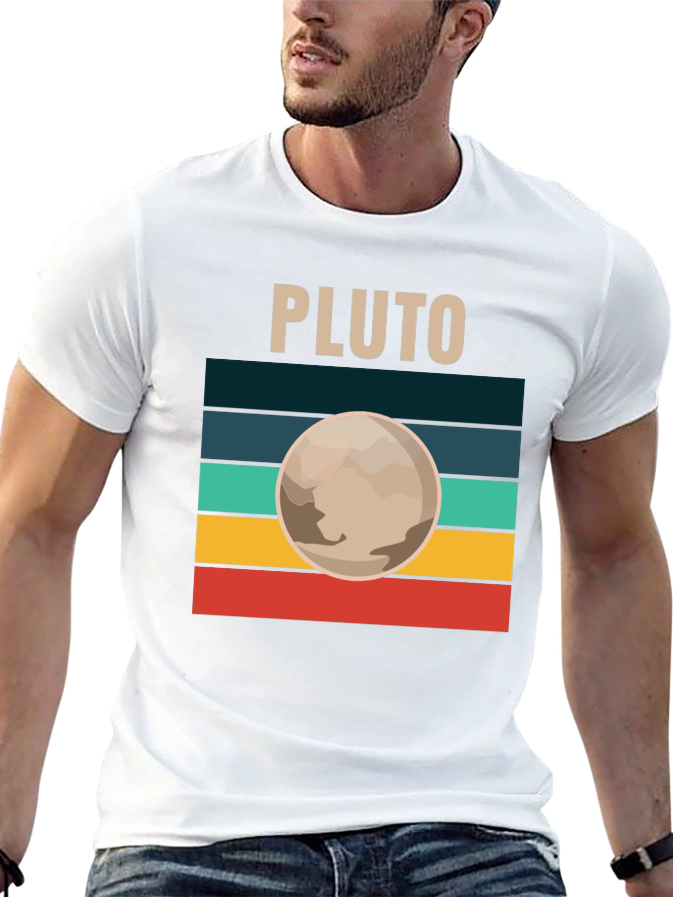 Retro Pluto T-Shirt - Space Lover Tee