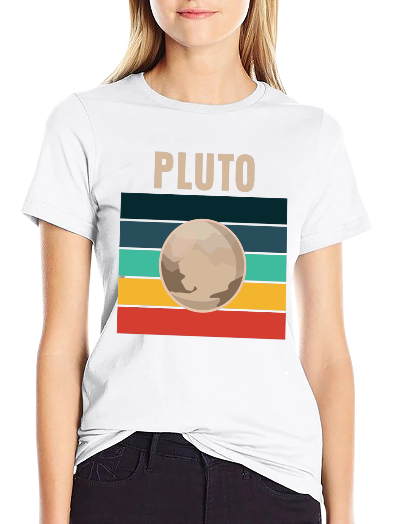 Retro Pluto T-Shirt - Space Lover Tee