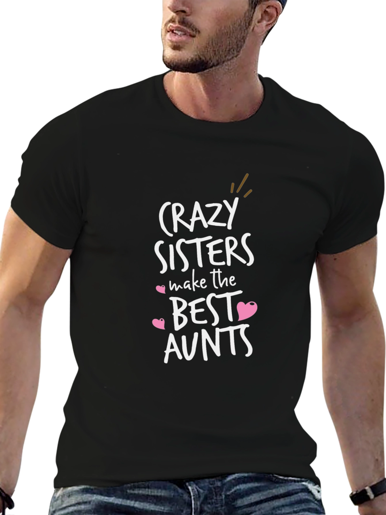 Crazy Sisters Best Aunts Graphic Tee