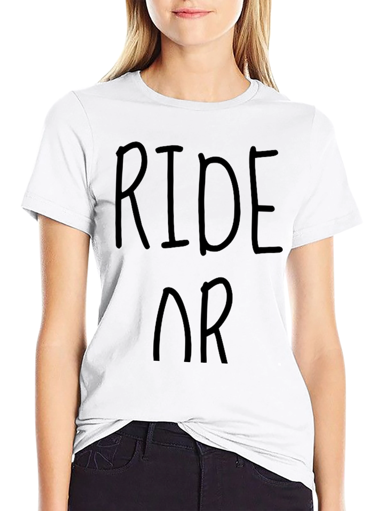 Ride or Die Black Graphic Tee