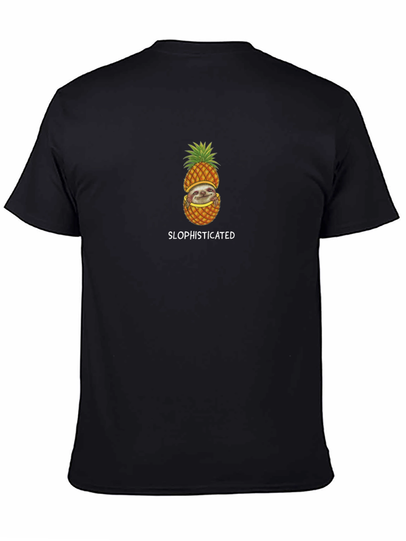 Sloth Pineapple Graphic Tee - Slophisticated Style