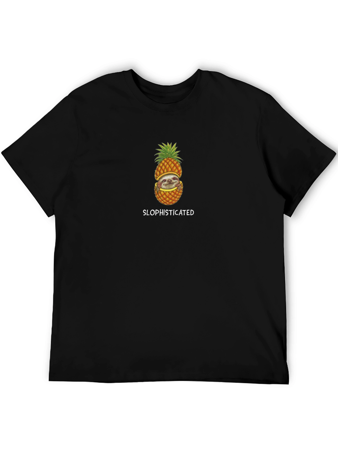 Sloth Pineapple Graphic Tee - Slophisticated Style